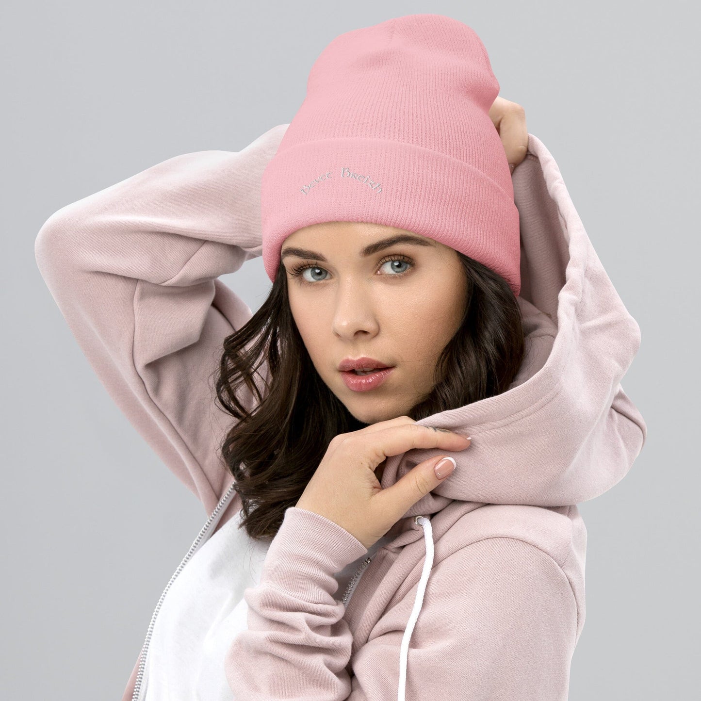 Bonnet Bevet Breizh à Revers bonnet Bevet Breizh Baby Pink