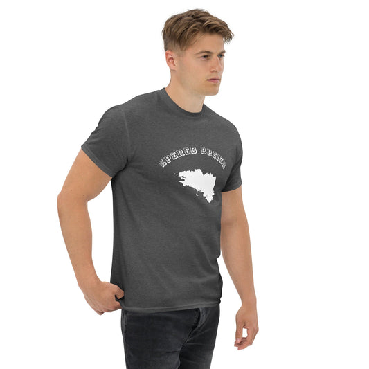 T-shirt Spered Breizh pour homme Bevet Breizh Gris Foncé Chiné S