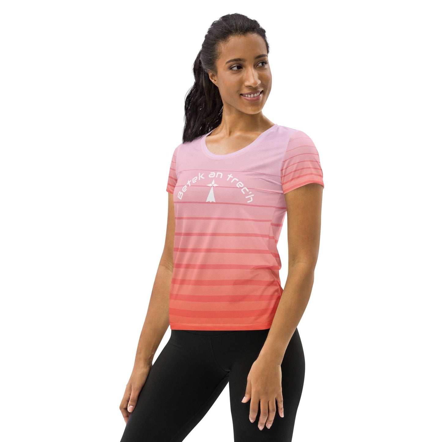 T-shirt betek an trec'h de sport pour femmes Bevet Breizh