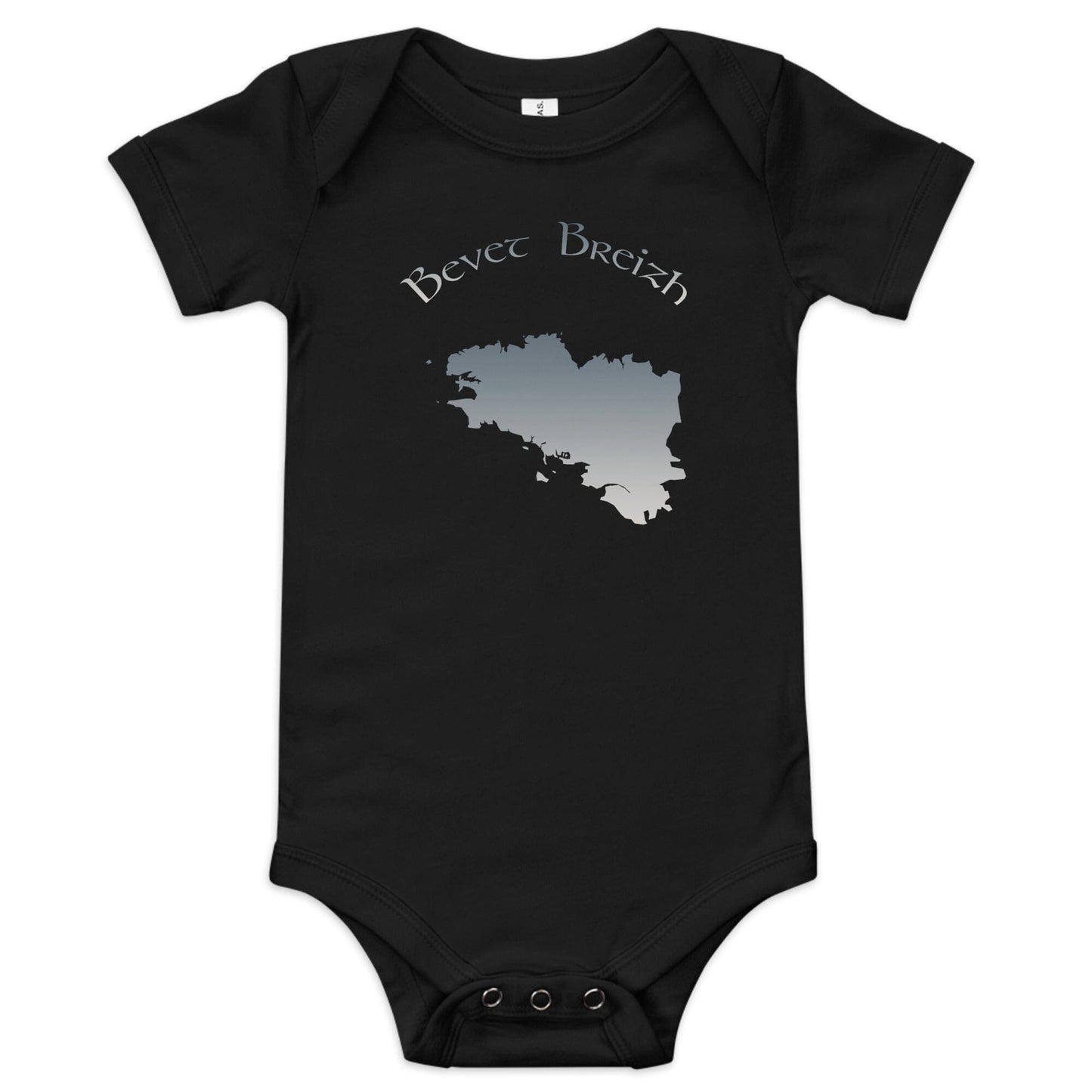 Body à manches courtes bébé Bevet Breizh body Bevet Breizh Noir 3 - 6 mois