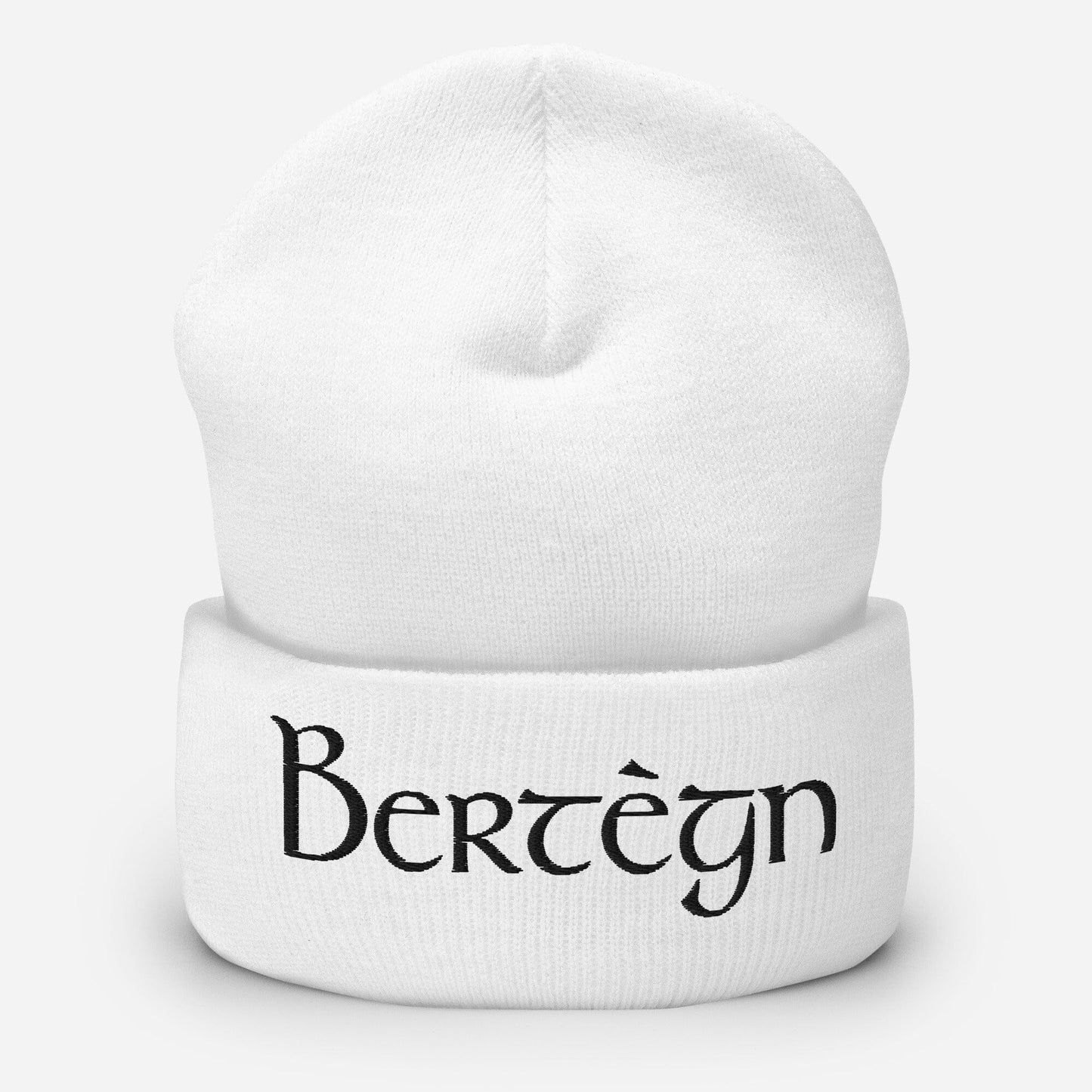 Bonnet à Revers Bertègn Bevet Breizh Blanc