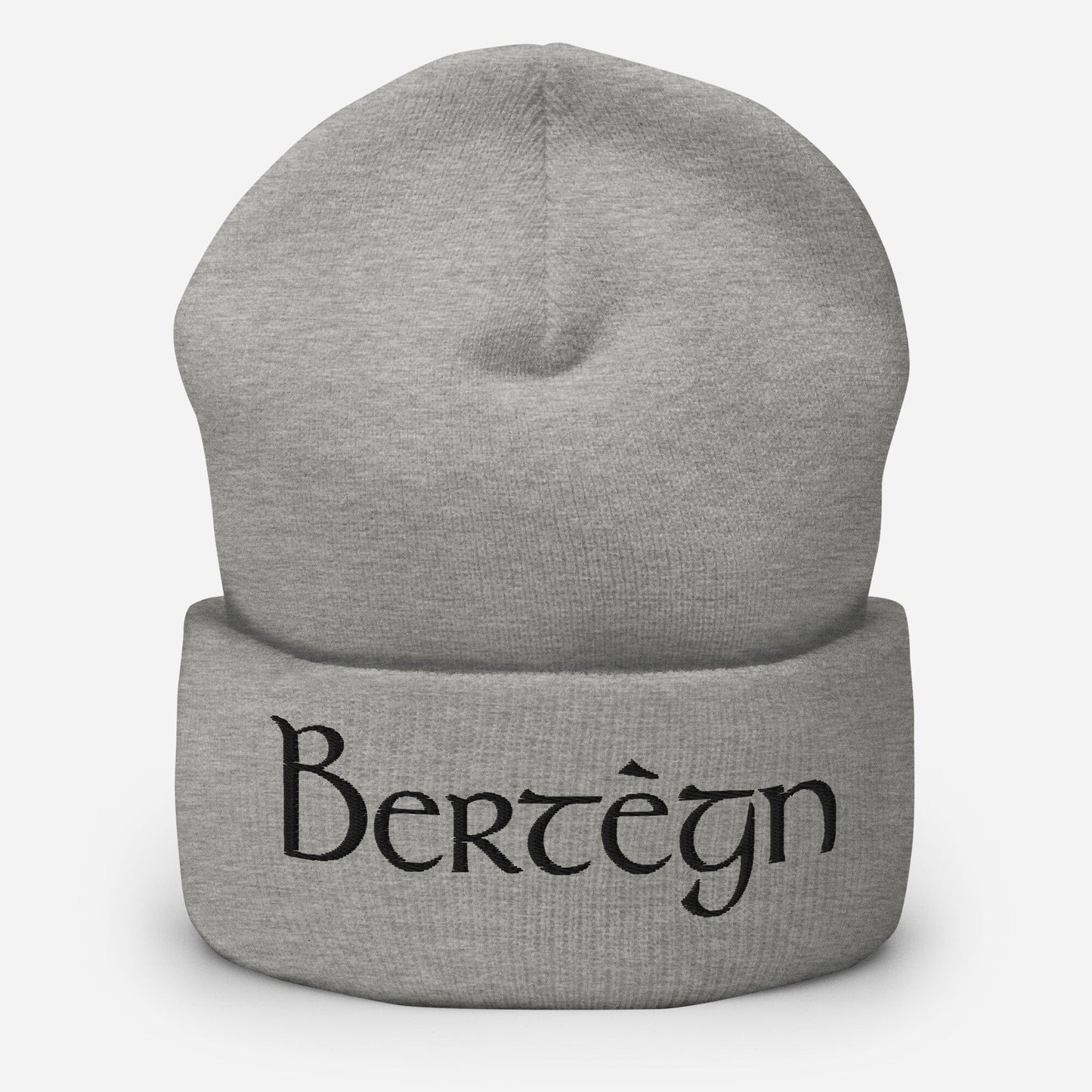 Bonnet à Revers Bertègn Bevet Breizh Gris Chiné