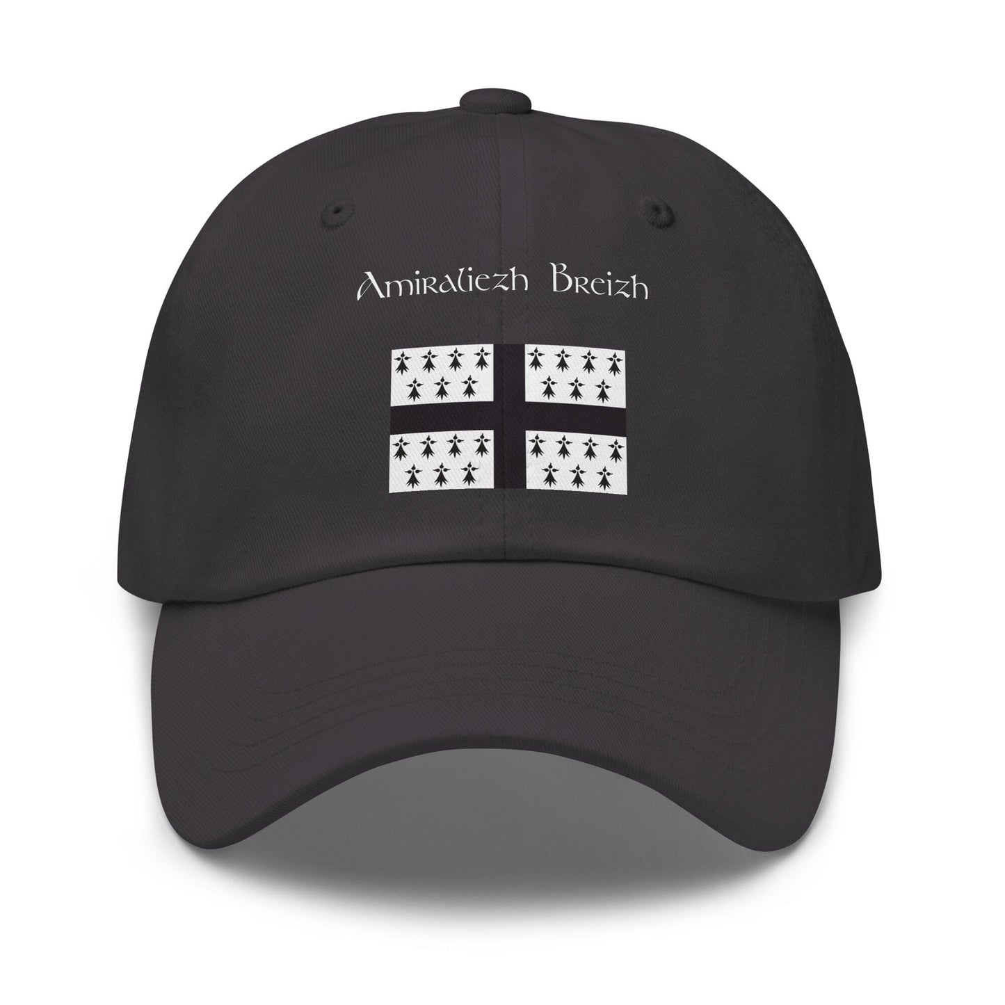 Casquette Amiraliezh Breizh Bevet Breizh Gris Foncé