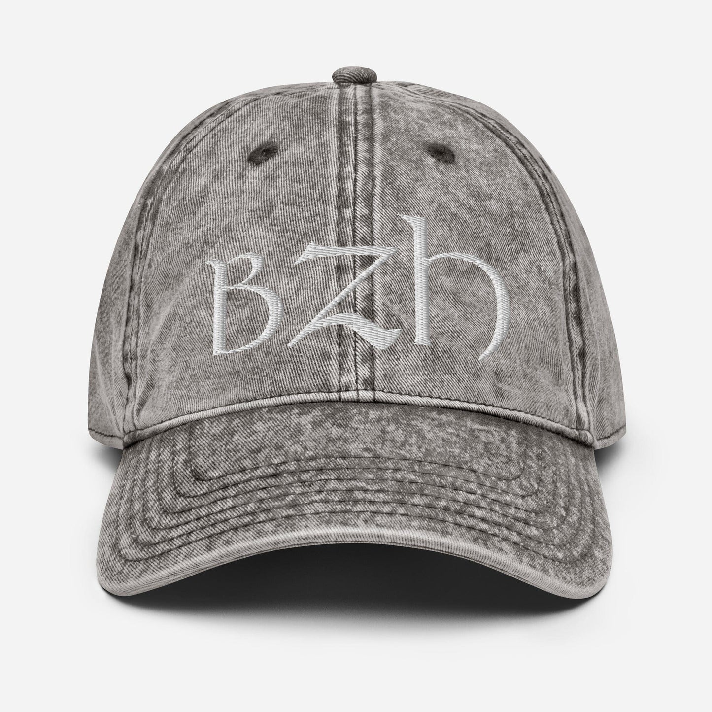 Casquette baseball Vintage BZH Bevet Breizh Charcoal Grey