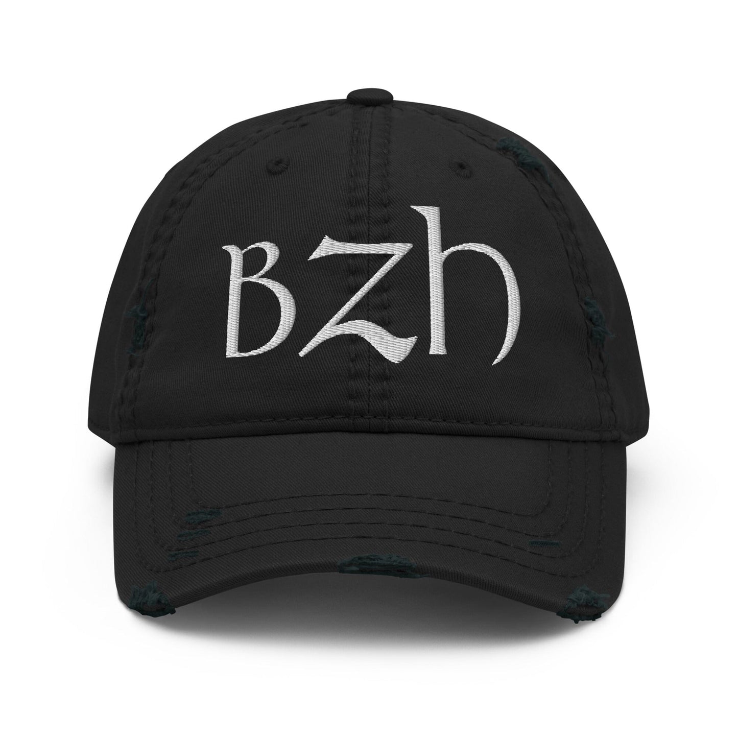 Casquette BZH effet usé Bevet Breizh Noir