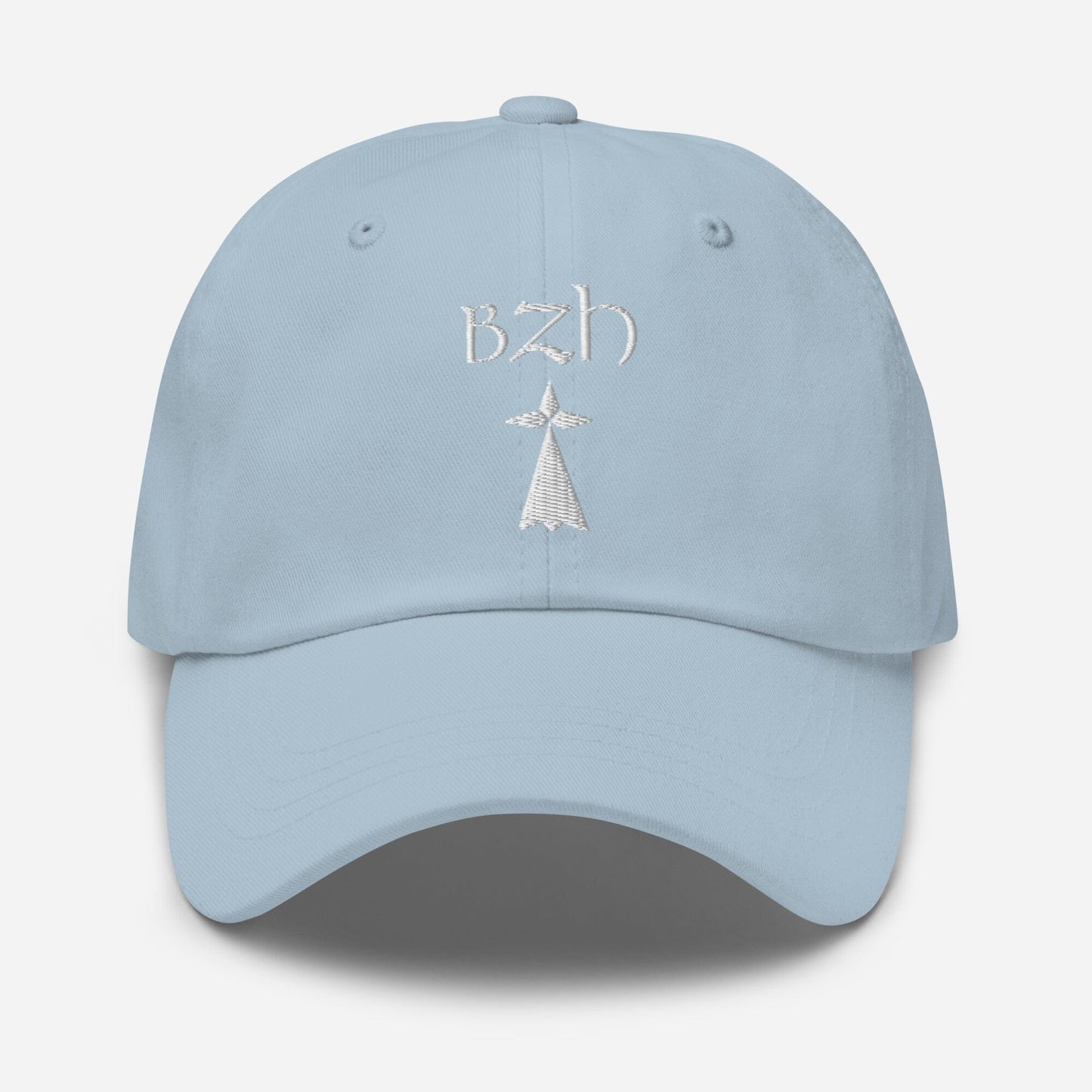 Casquette BZH Hermine casquette Bevet Breizh Bleu Clair