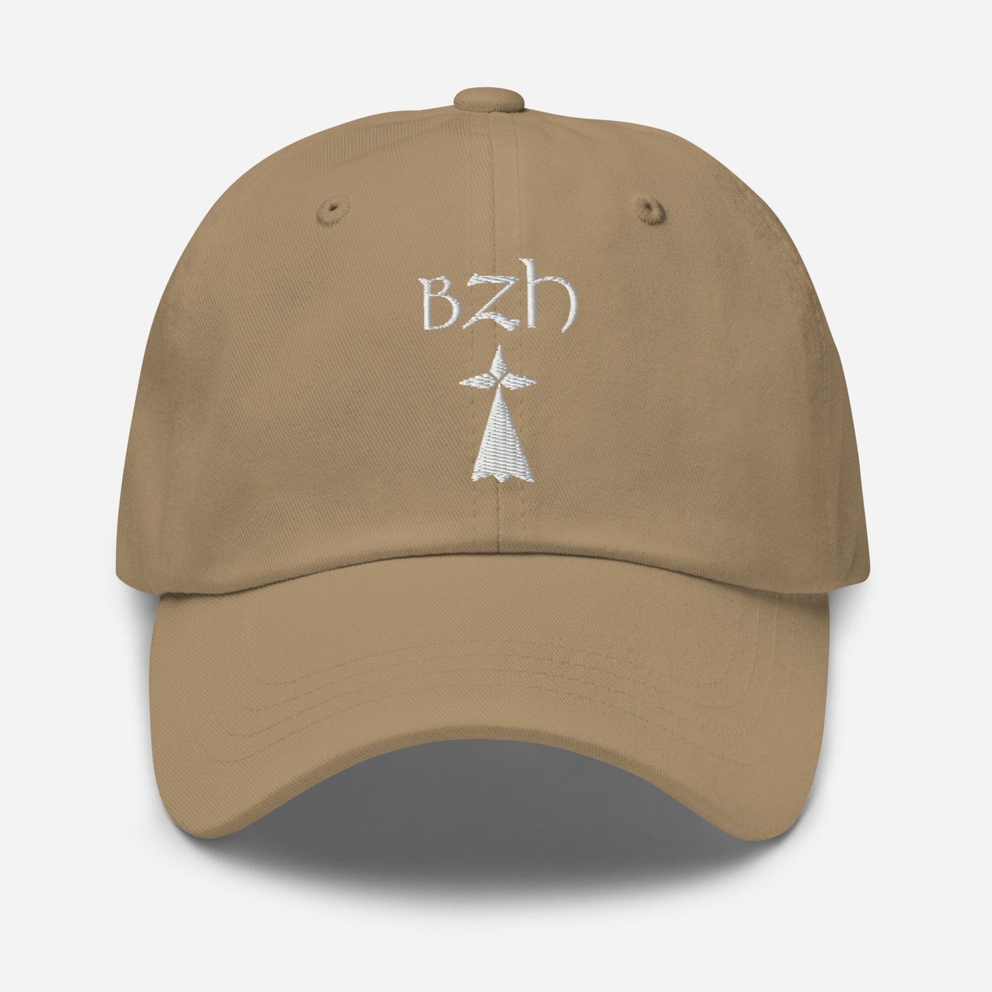 Casquette BZH Hermine casquette Bevet Breizh Kaki