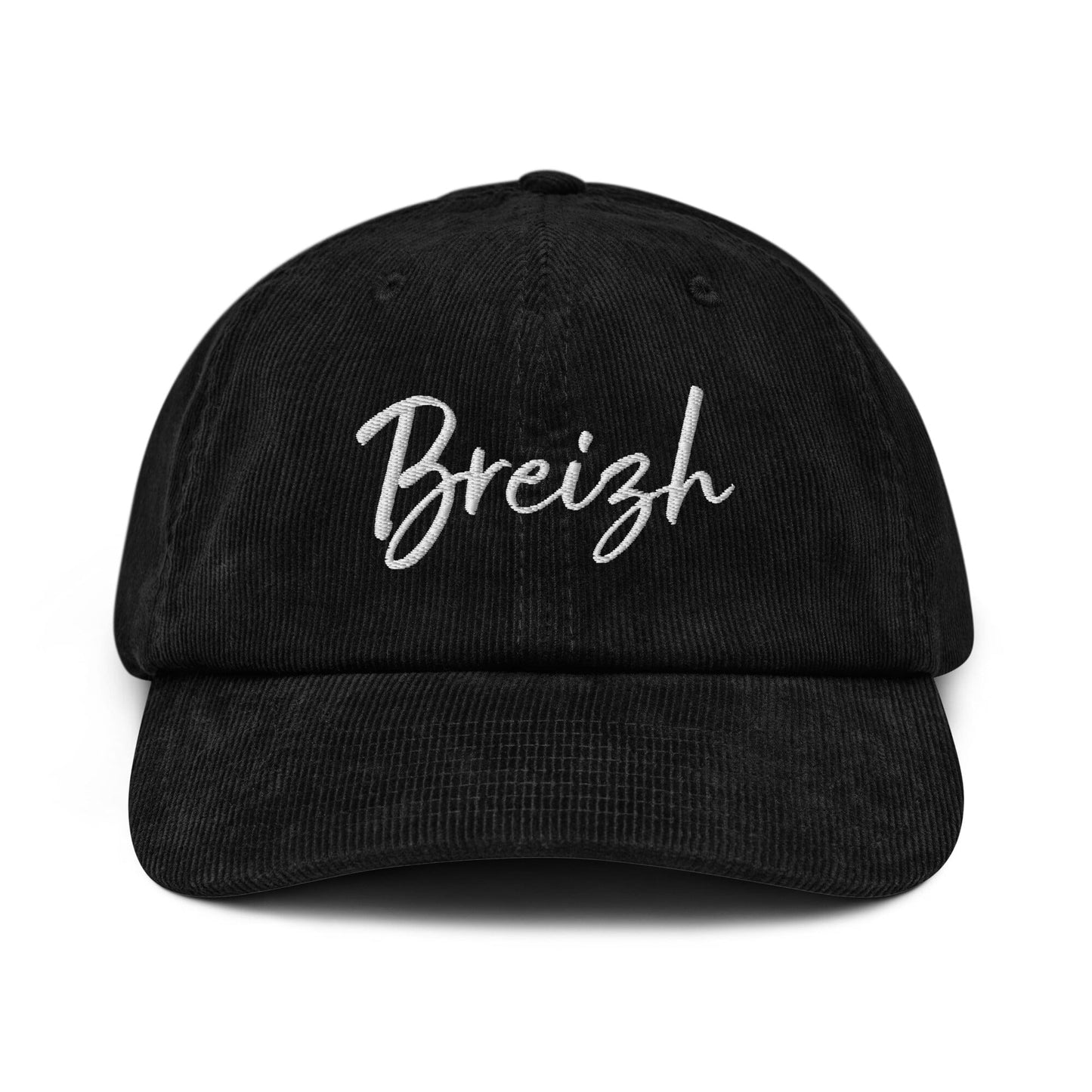 Casquette en velours côtelé Breizh casquette Bevet Breizh Noir