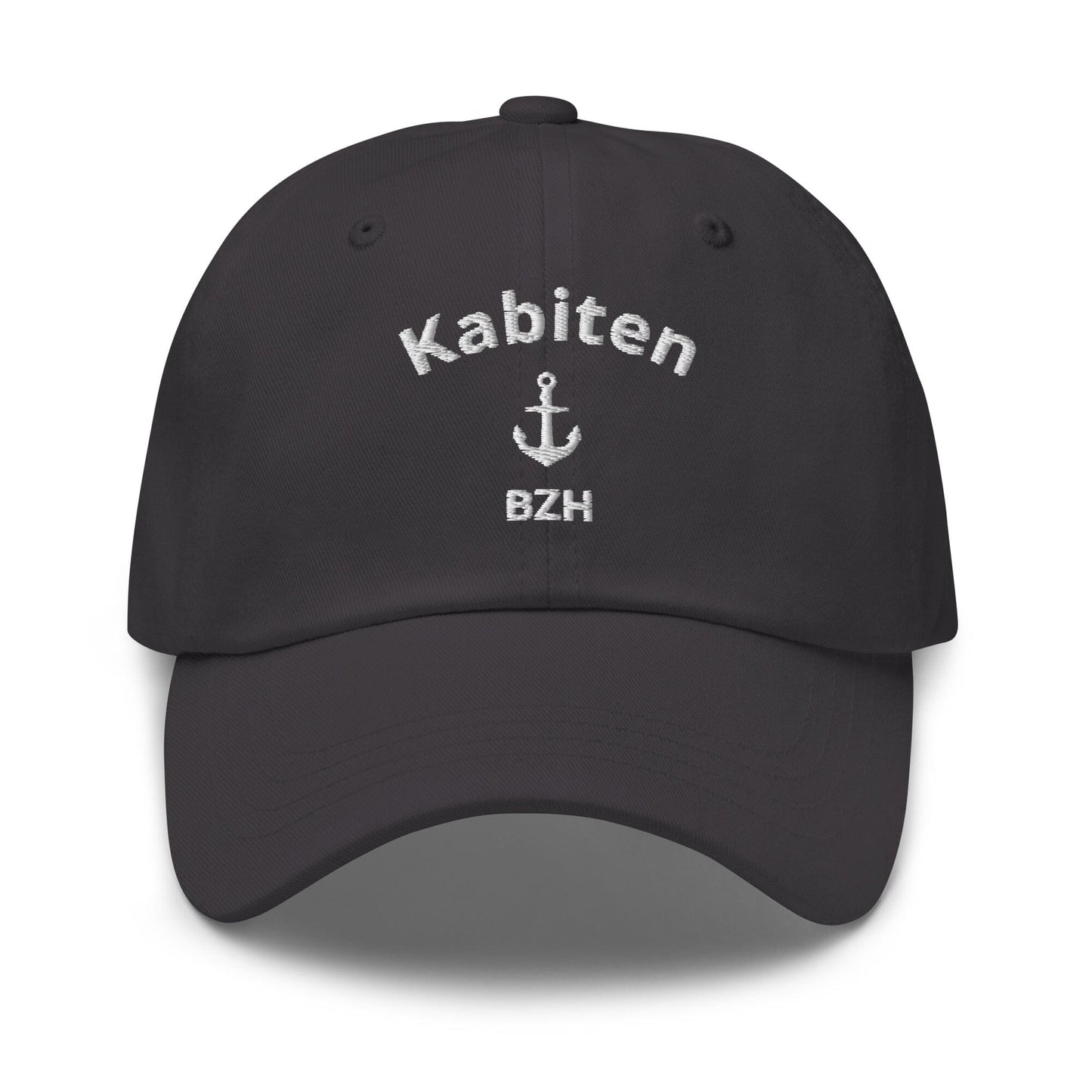 Casquette Kabiten BZH casquette Bevet Breizh Gris Foncé