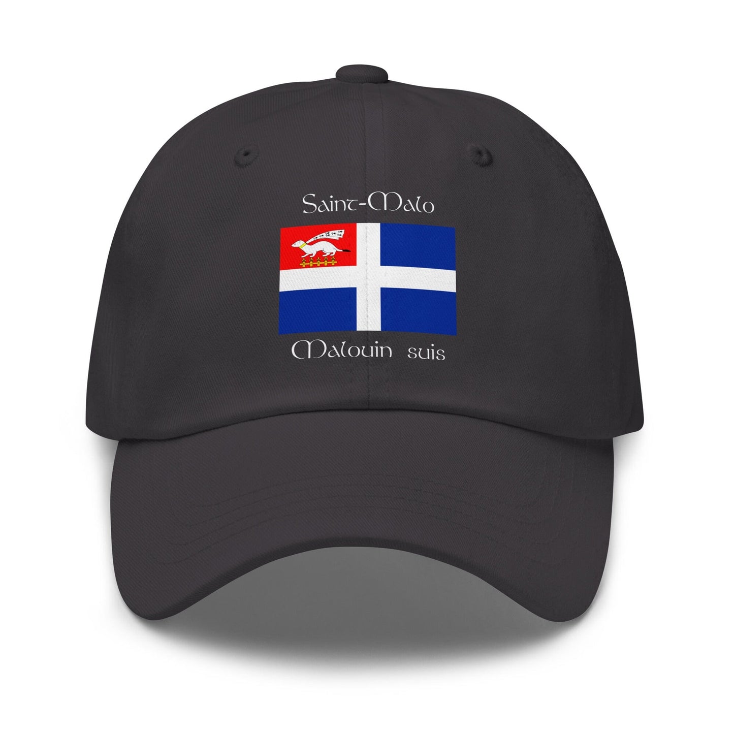 Casquette Malouin suis casquette Bevet Breizh Gris Foncé