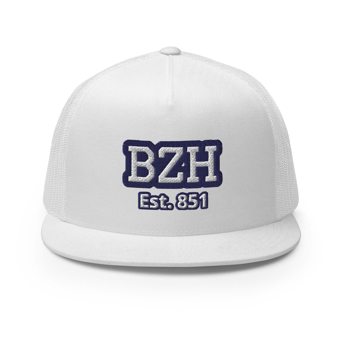 Casquette ''Trucker'' BZh Est. 851 Bevet Breizh Blanc
