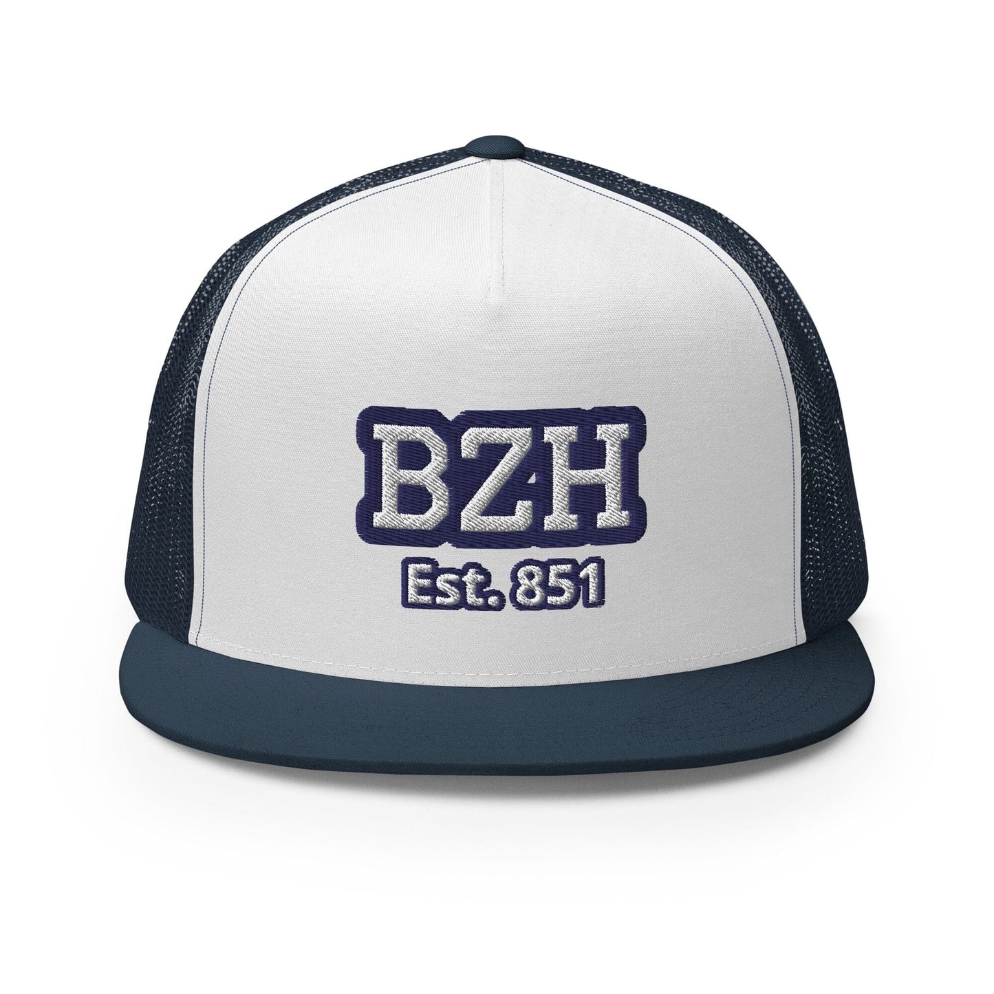 Casquette ''Trucker'' BZh Est. 851 Bevet Breizh Bleu Marine / Blanc / Bleu Marine