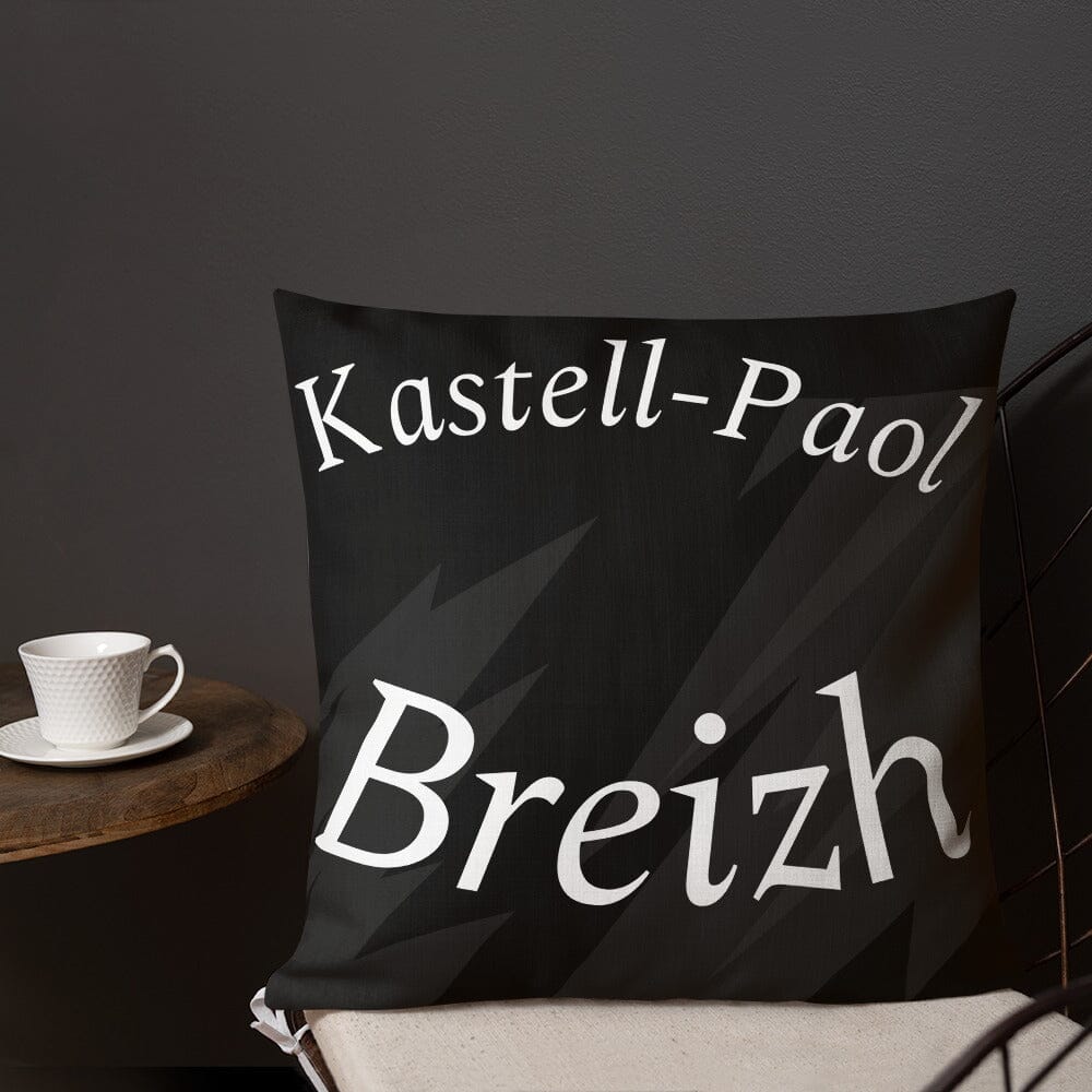 Coussin de qualité premium 45cm x 45 cm Kastell-Paol Breizh Bevet Breizh