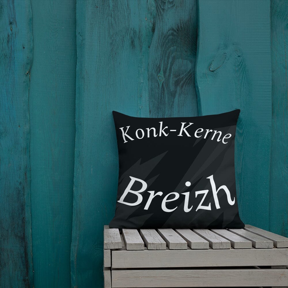 Coussin de qualité premium 45cm x 45 cm Konk-Kerne Breizh Bevet Breizh