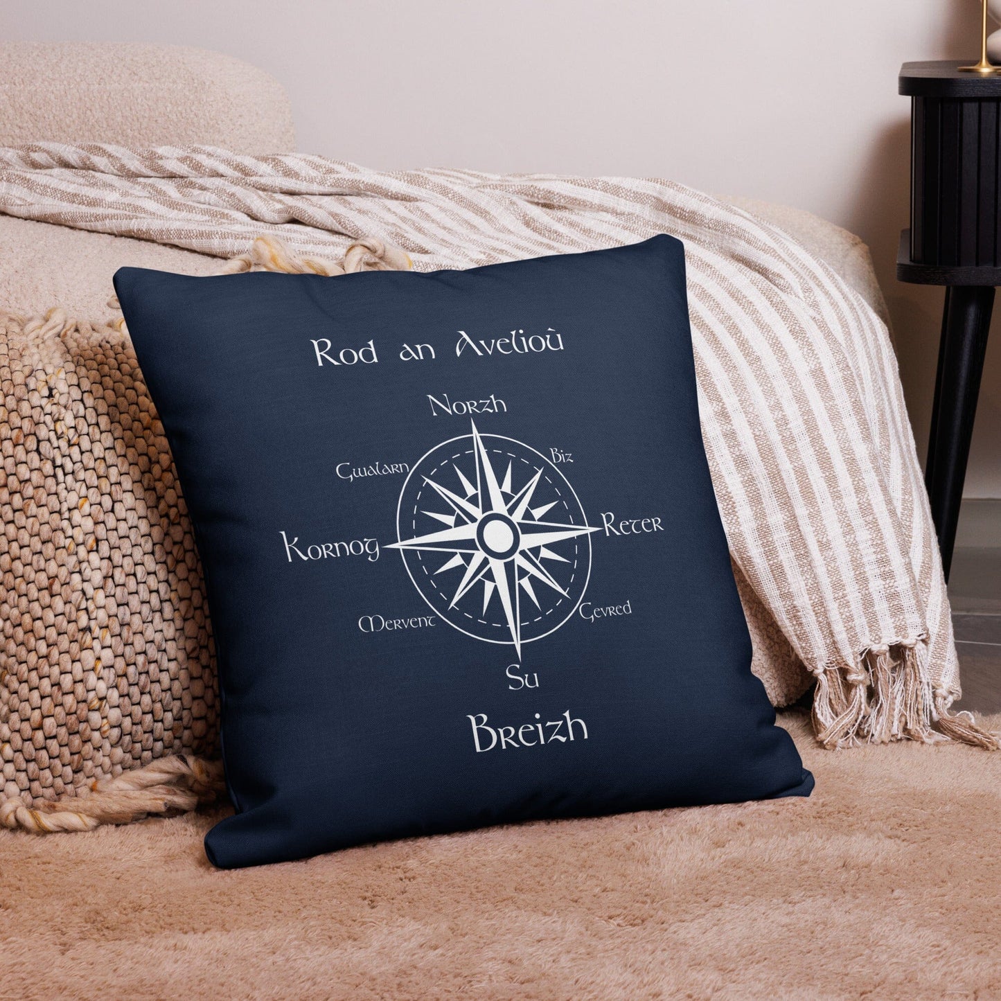 Coussin Rod an avelioù coussin Bevet Breizh 55cmx55cm