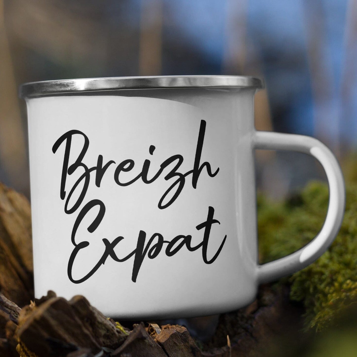 Mug émaillé Breizh Expat tasse Bevet Breizh