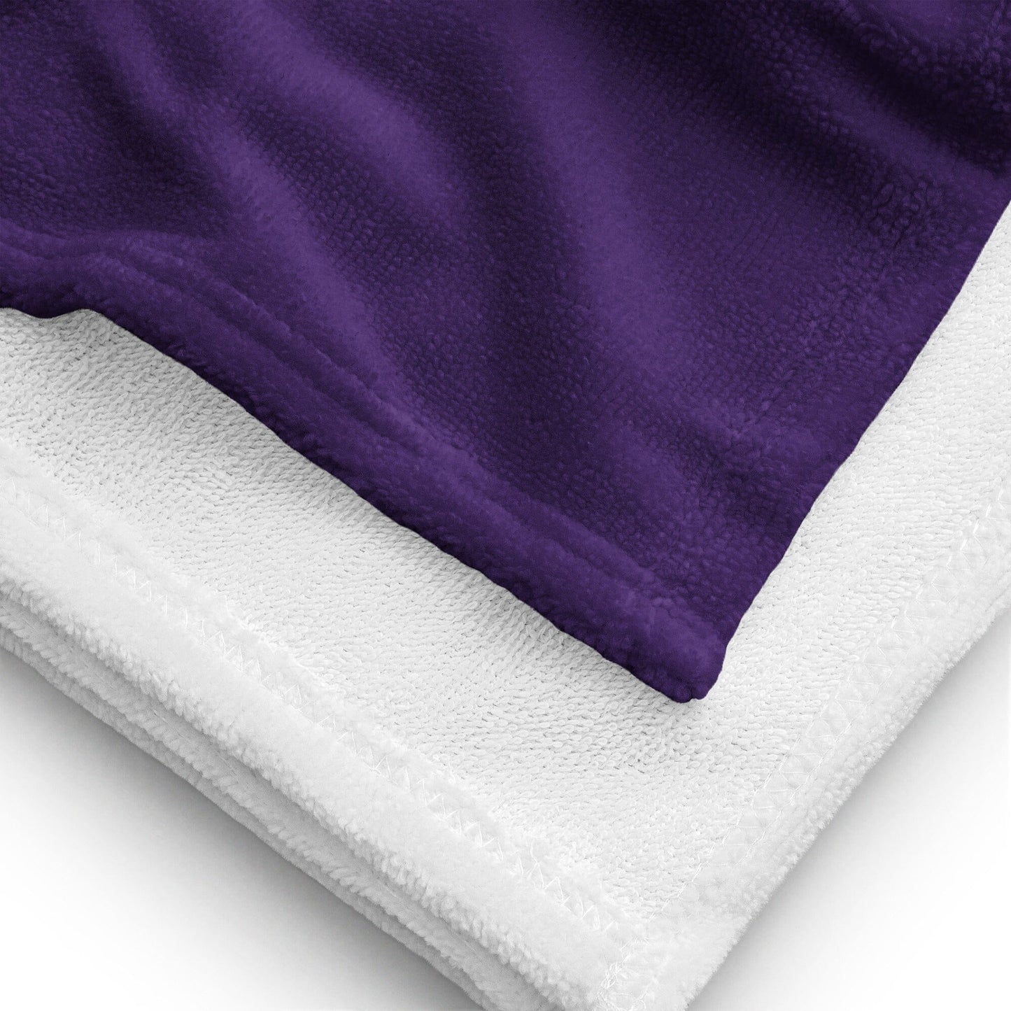 Serviette de bain mauve Bevet Breizh 76cm x 152cm Bevet Breizh