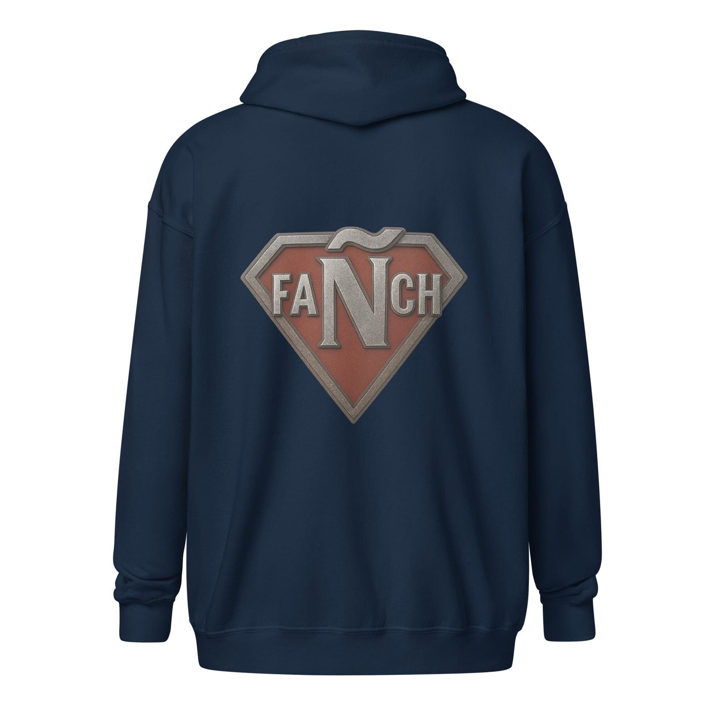 Sweat à capuche à fermeture éclair Fañch sweat-shirt Bevet Breizh Bleu Marine S