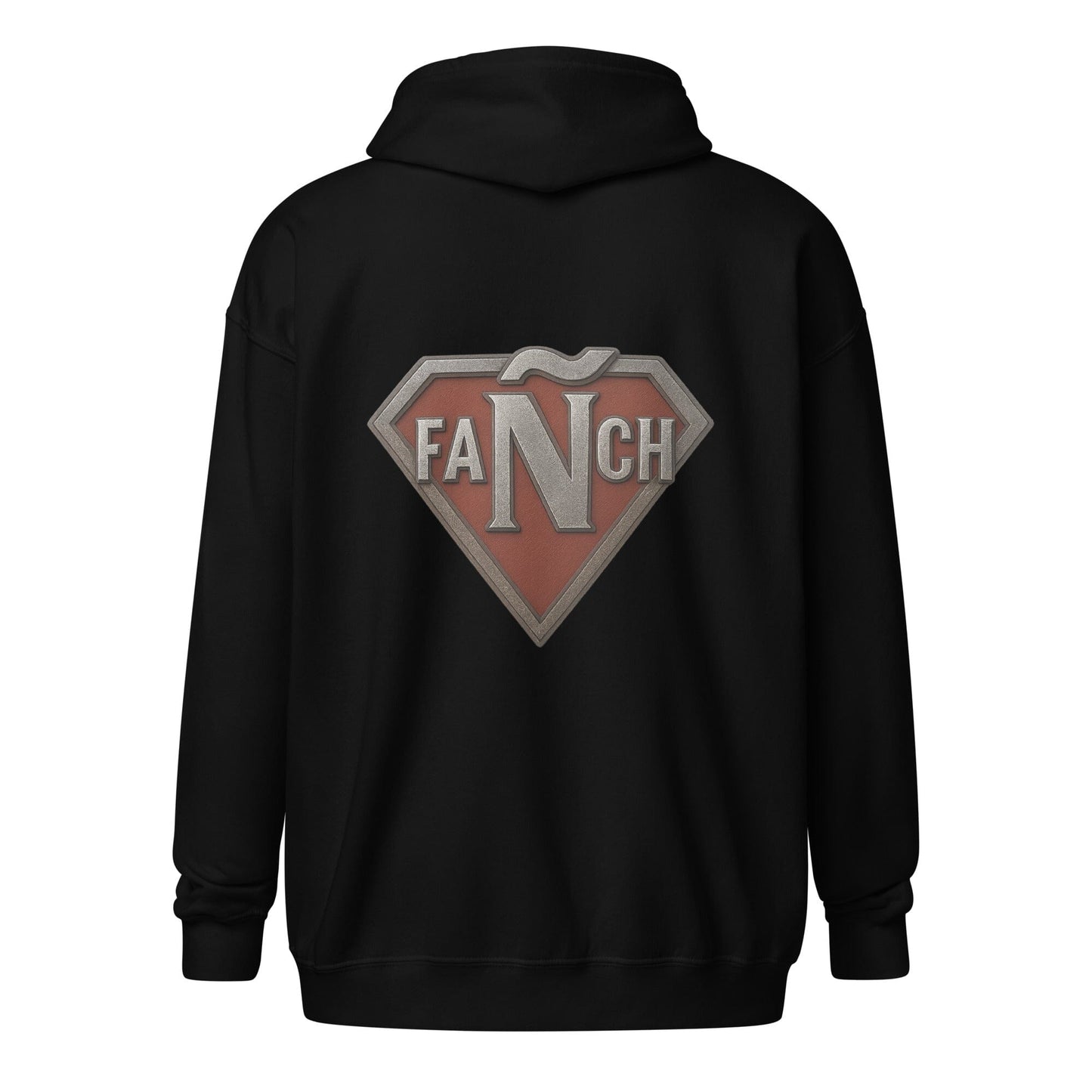 Sweat à capuche à fermeture éclair Fañch sweat-shirt Bevet Breizh Noir S