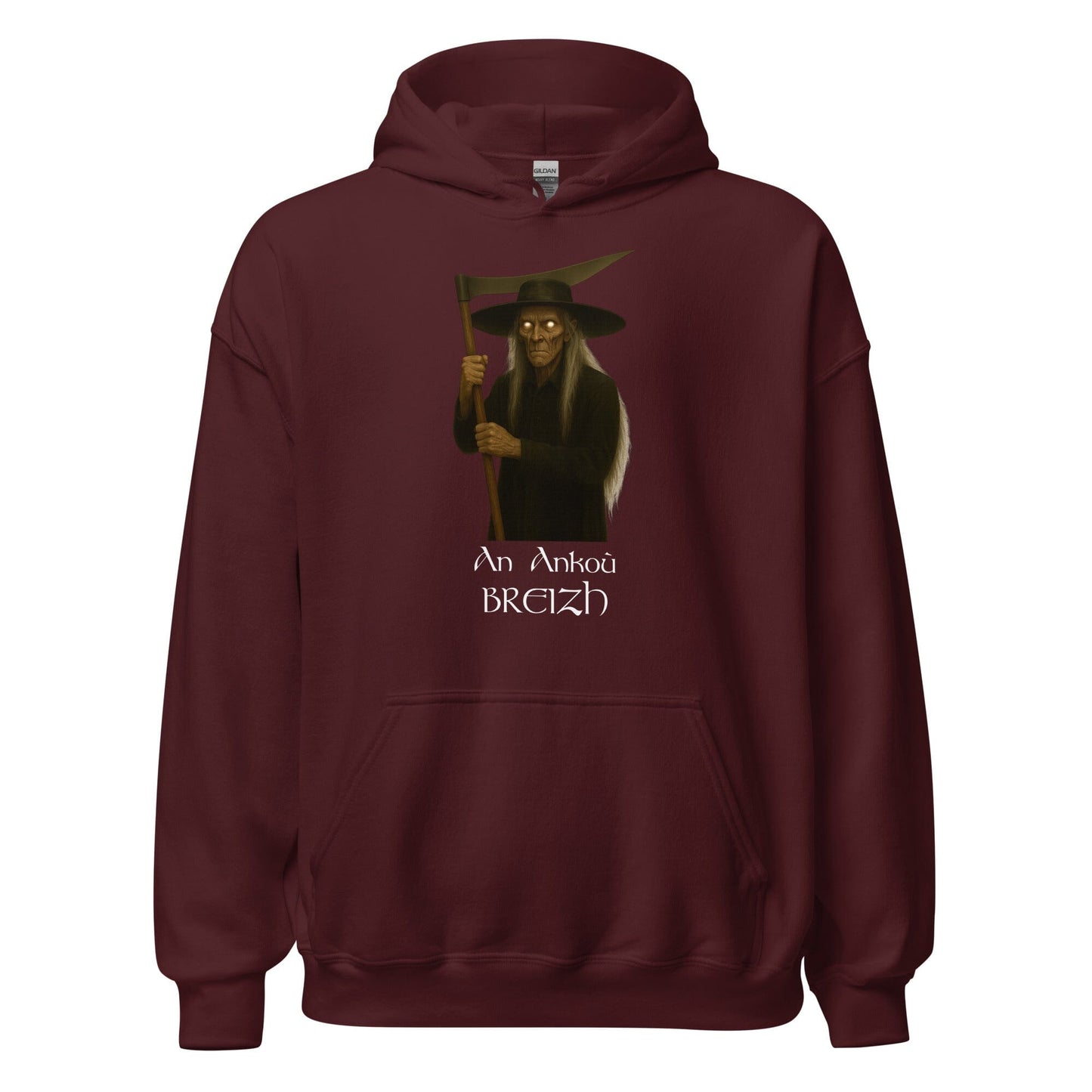 Sweat à capuche An Ankoù sweat-shirt Bevet Breizh Bordeaux S