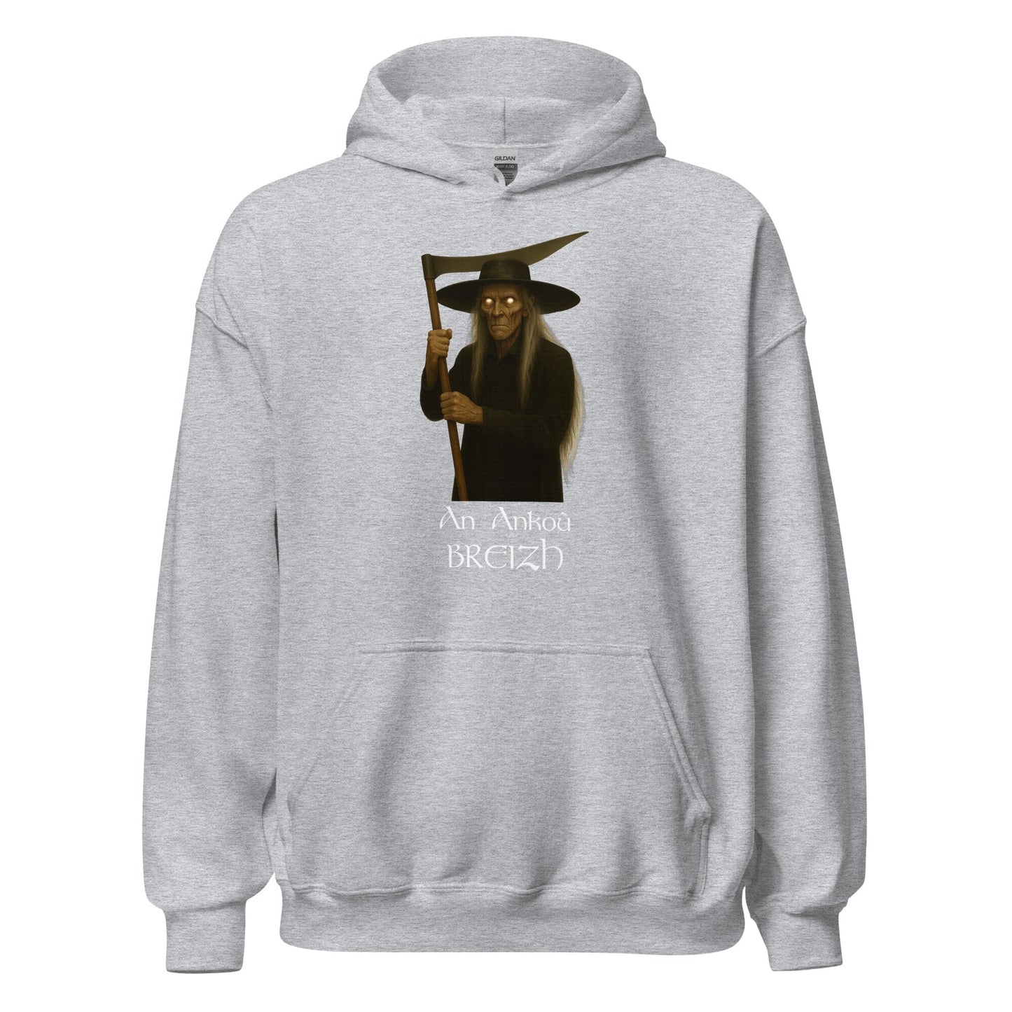 Sweat à capuche An Ankoù sweat-shirt Bevet Breizh Gris Sport S
