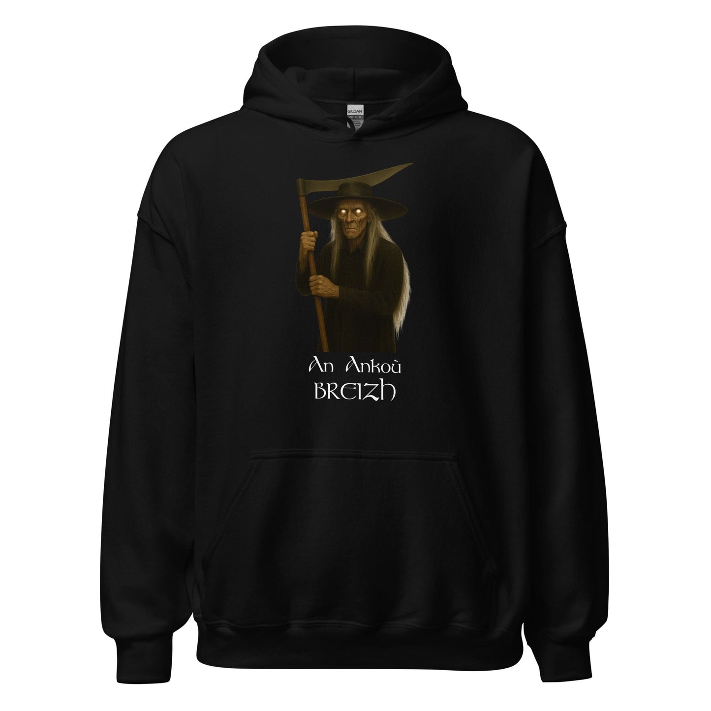 Sweat à capuche An Ankoù sweat-shirt Bevet Breizh Noir S