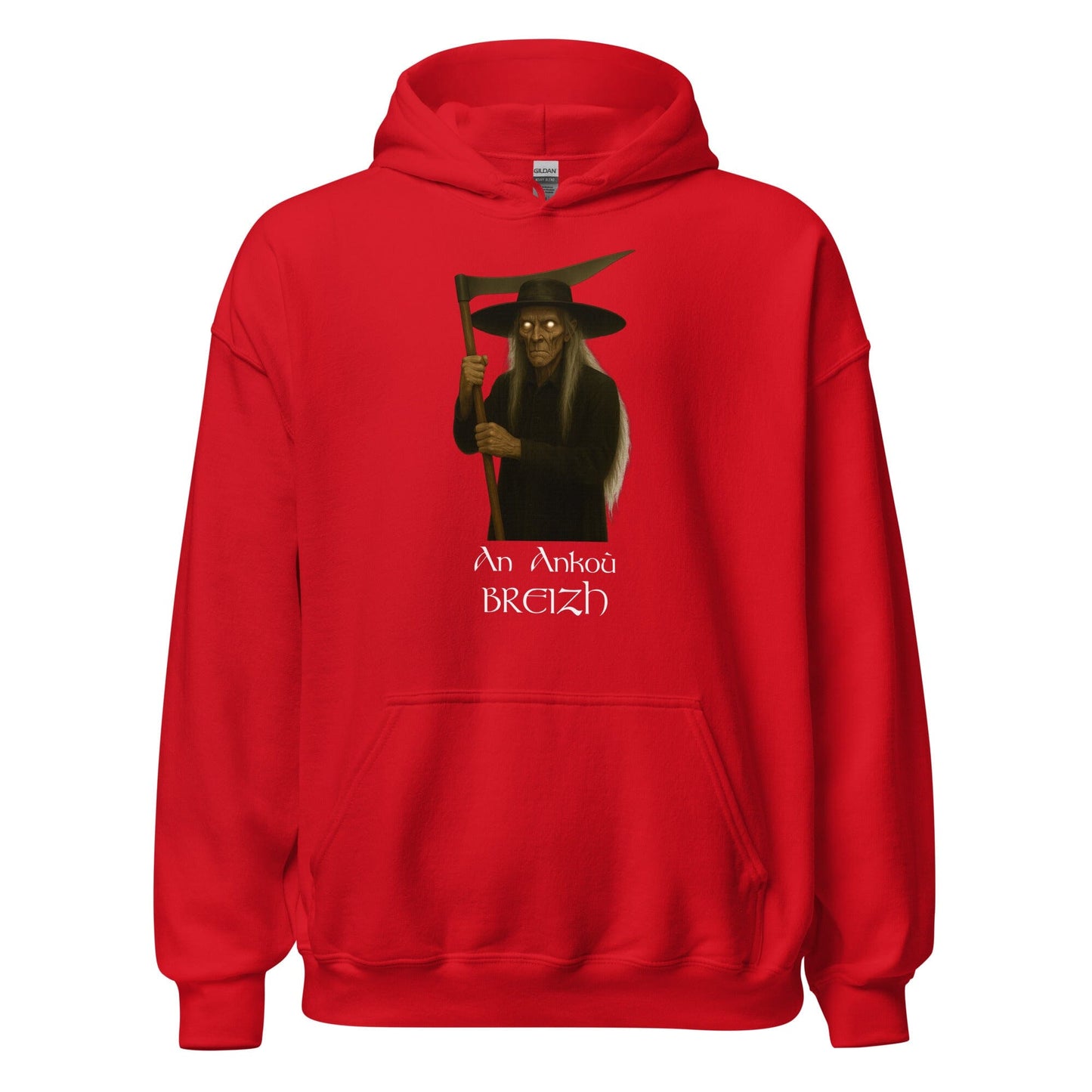 Sweat à capuche An Ankoù sweat-shirt Bevet Breizh Rouge S