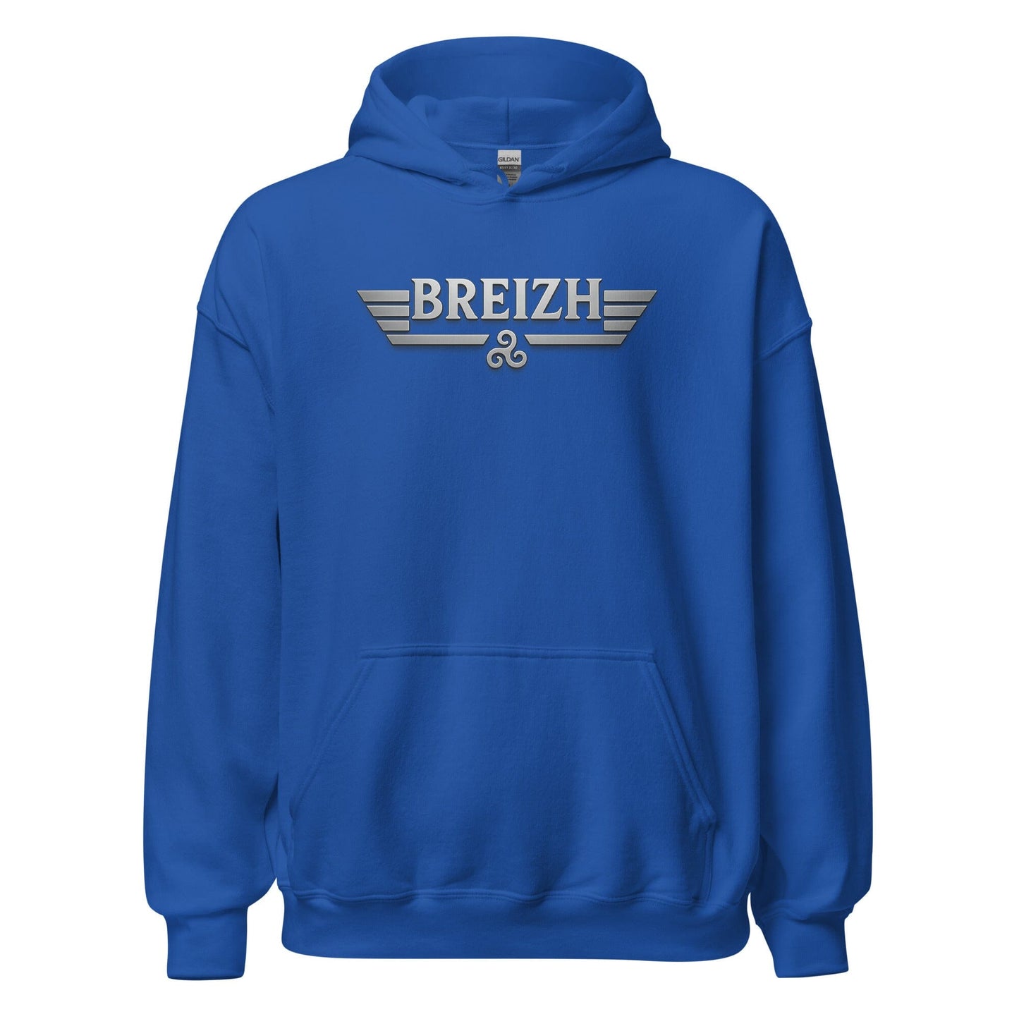 Sweat à capuche Breizh sweat-shirt Bevet Breizh Bleu Roi S