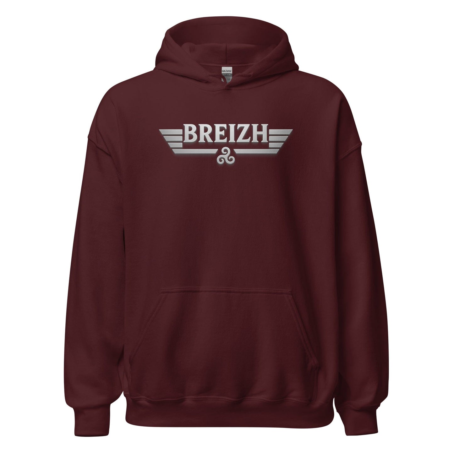 Sweat à capuche Breizh sweat-shirt Bevet Breizh Bordeaux S