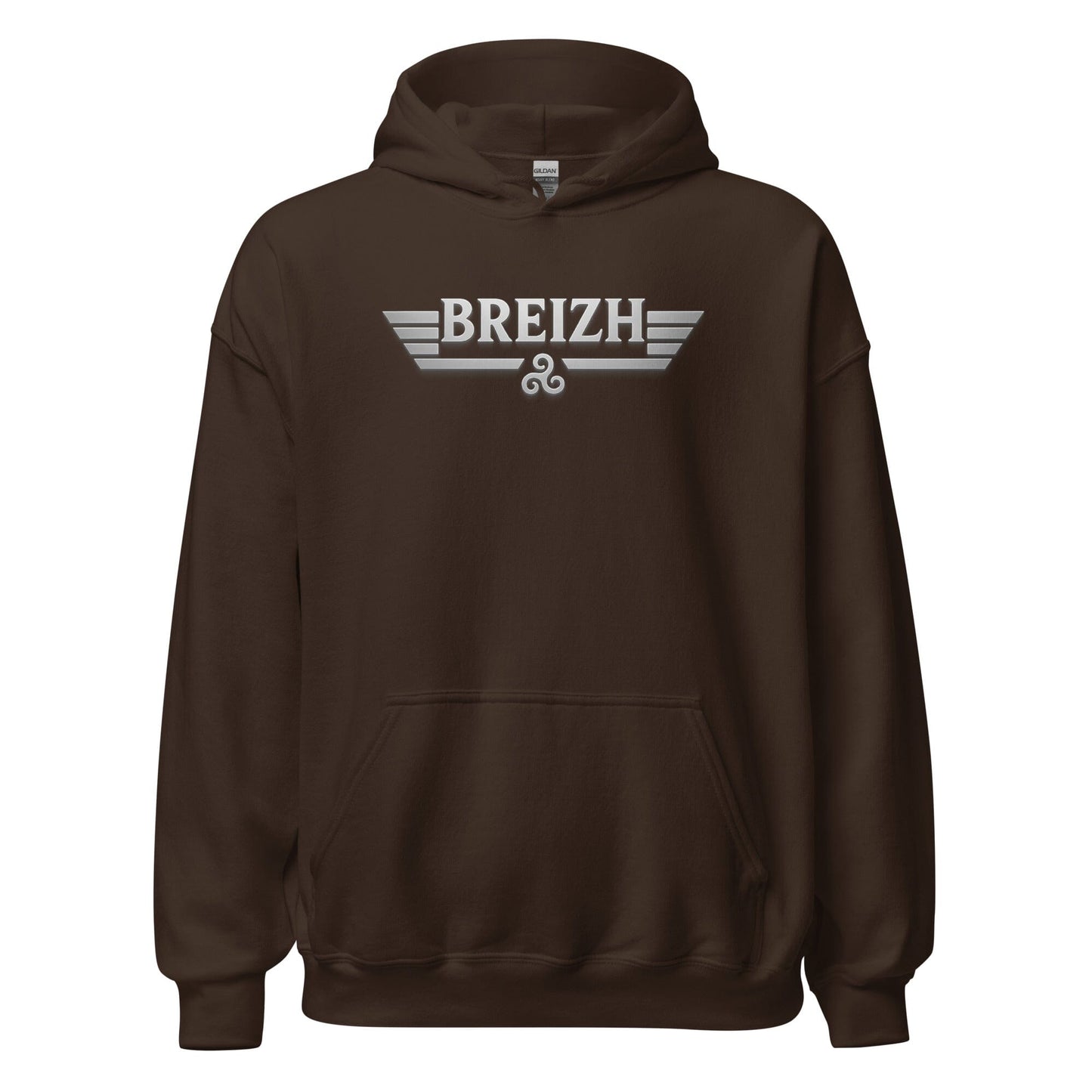 Sweat à capuche Breizh sweat-shirt Bevet Breizh Chocolat Noir S