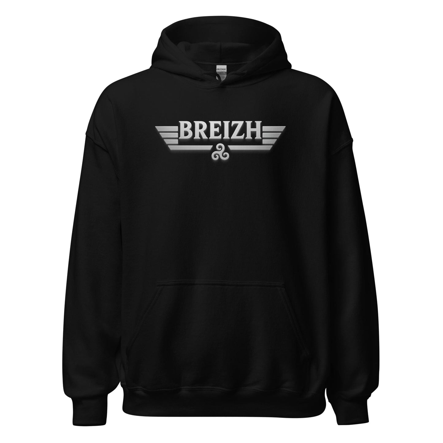 Sweat à capuche Breizh sweat-shirt Bevet Breizh Noir S