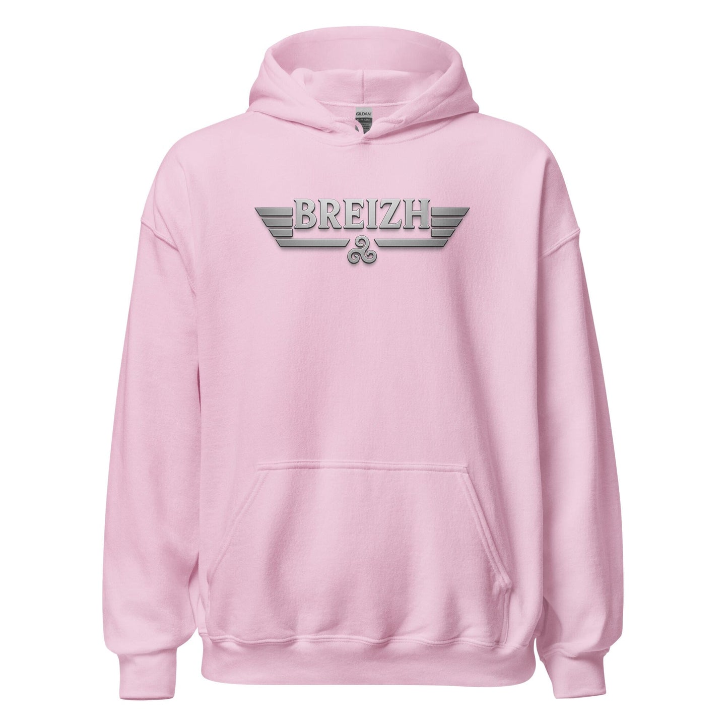 Sweat à capuche Breizh sweat-shirt Bevet Breizh Rose Clair S