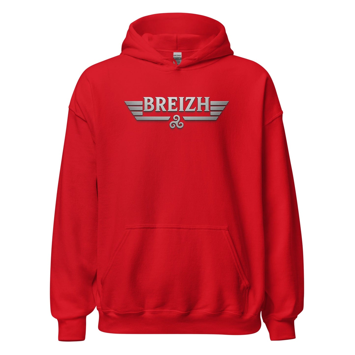 Sweat à capuche Breizh sweat-shirt Bevet Breizh Rouge S