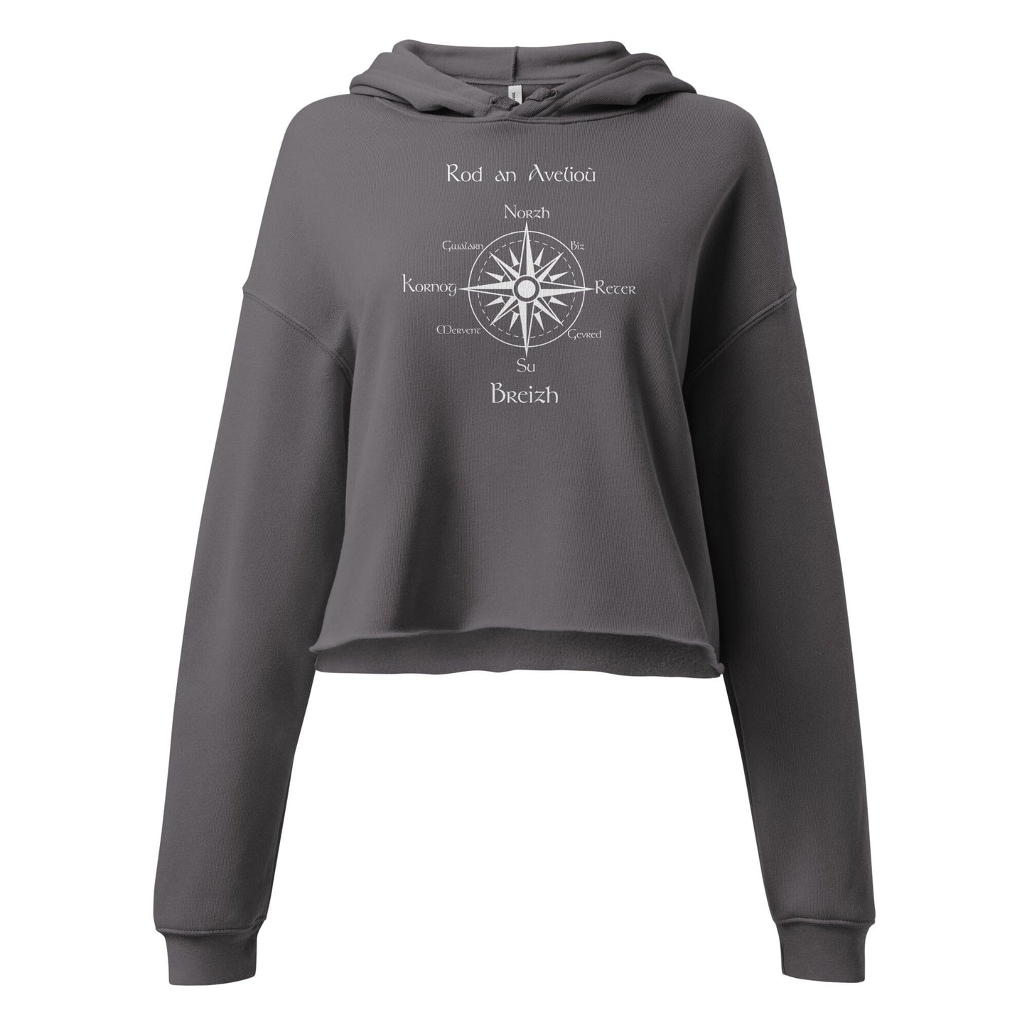 Sweat à Capuche Crop-Top rod an avelioù sweatshirt Bevet Breizh Tempête S