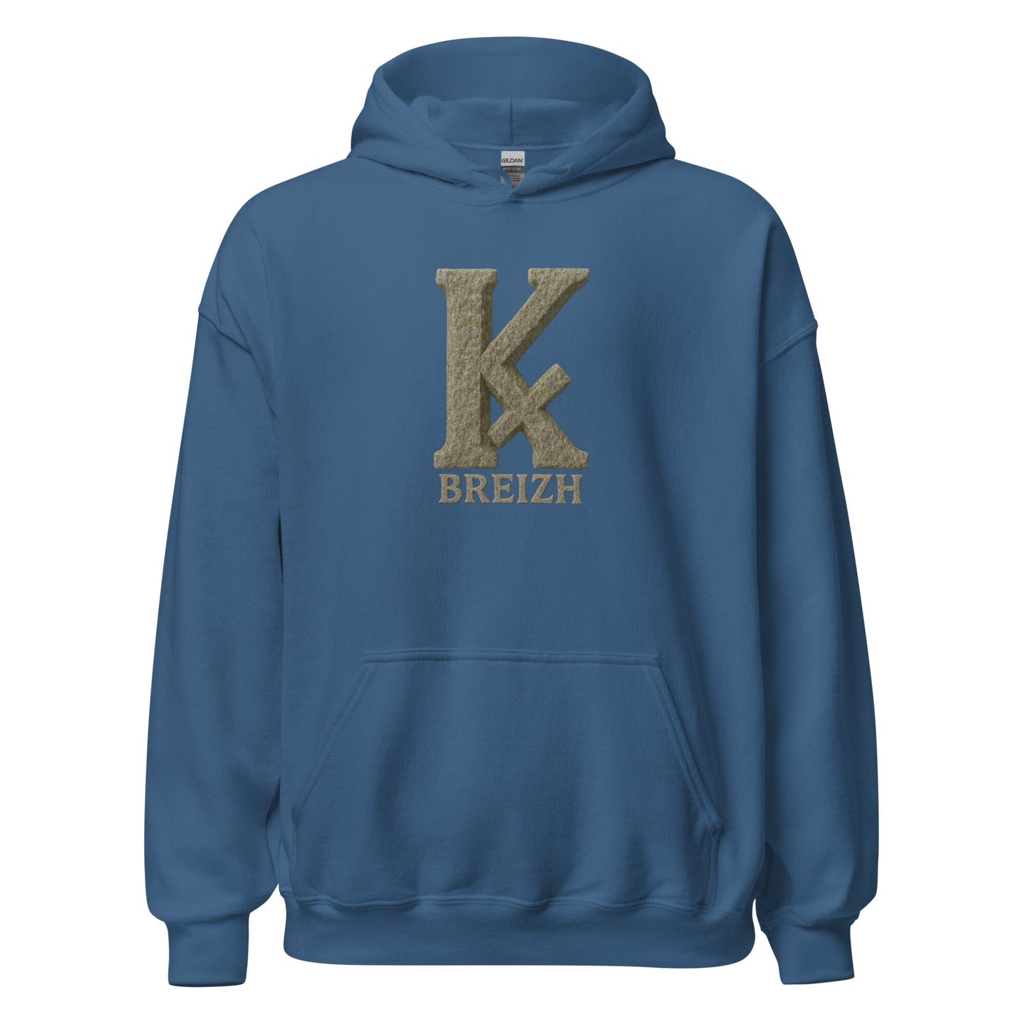 Sweat à capuche K barré sweat-shirt Bevet Breizh Bleu Indigo S
