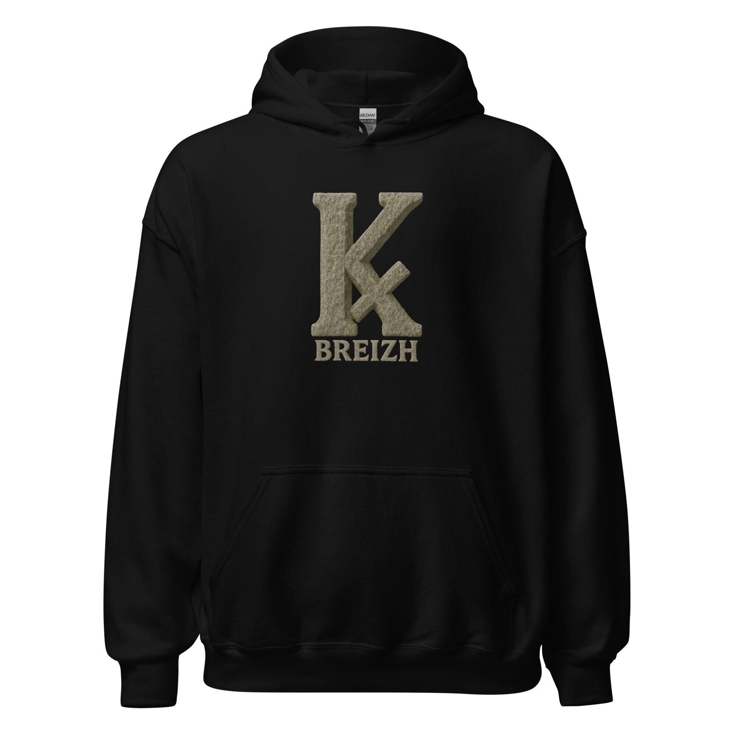 Sweat à capuche K barré sweat-shirt Bevet Breizh Noir S