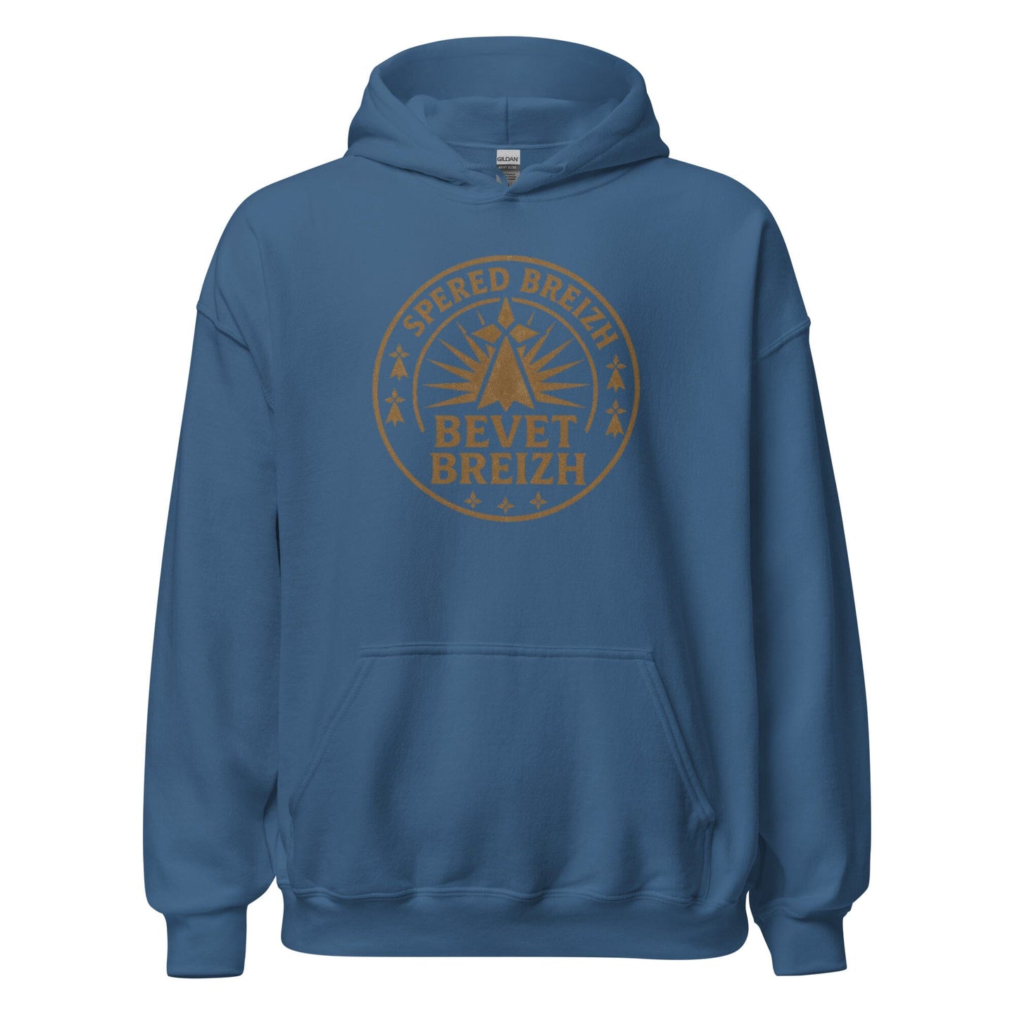 Sweat à capuche Spered Breizh sweat-shirt Bevet Breizh Bleu Indigo S