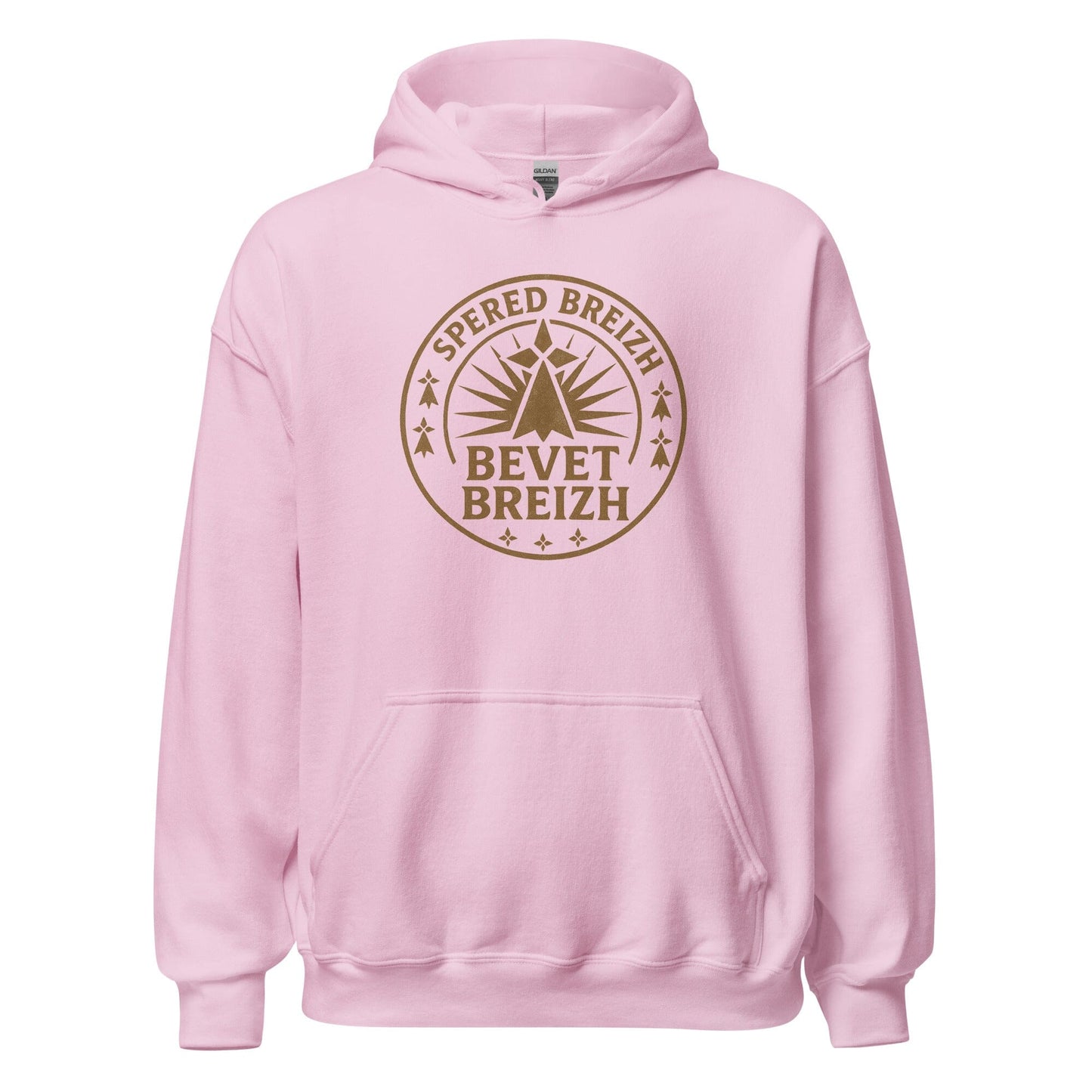 Sweat à capuche Spered Breizh sweat-shirt Bevet Breizh Rose Clair S
