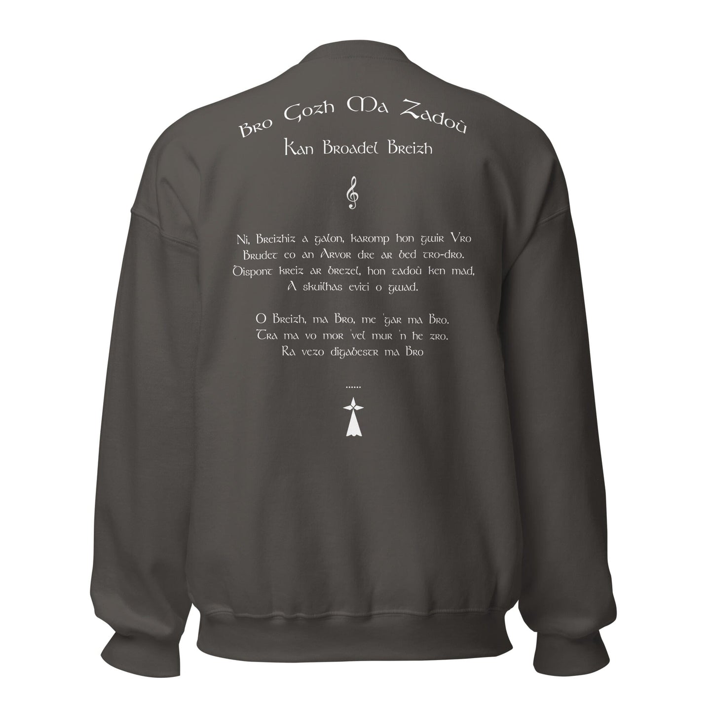 Sweat Bro Gozh Ma Zadoù sweat-shirt Bevet Breizh Anthracite S