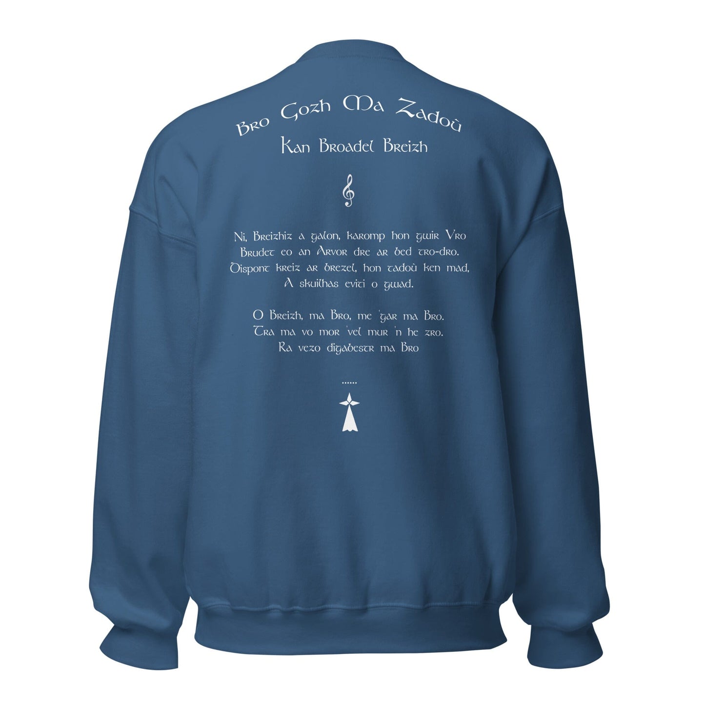 Sweat Bro Gozh Ma Zadoù sweat-shirt Bevet Breizh Bleu Indigo S