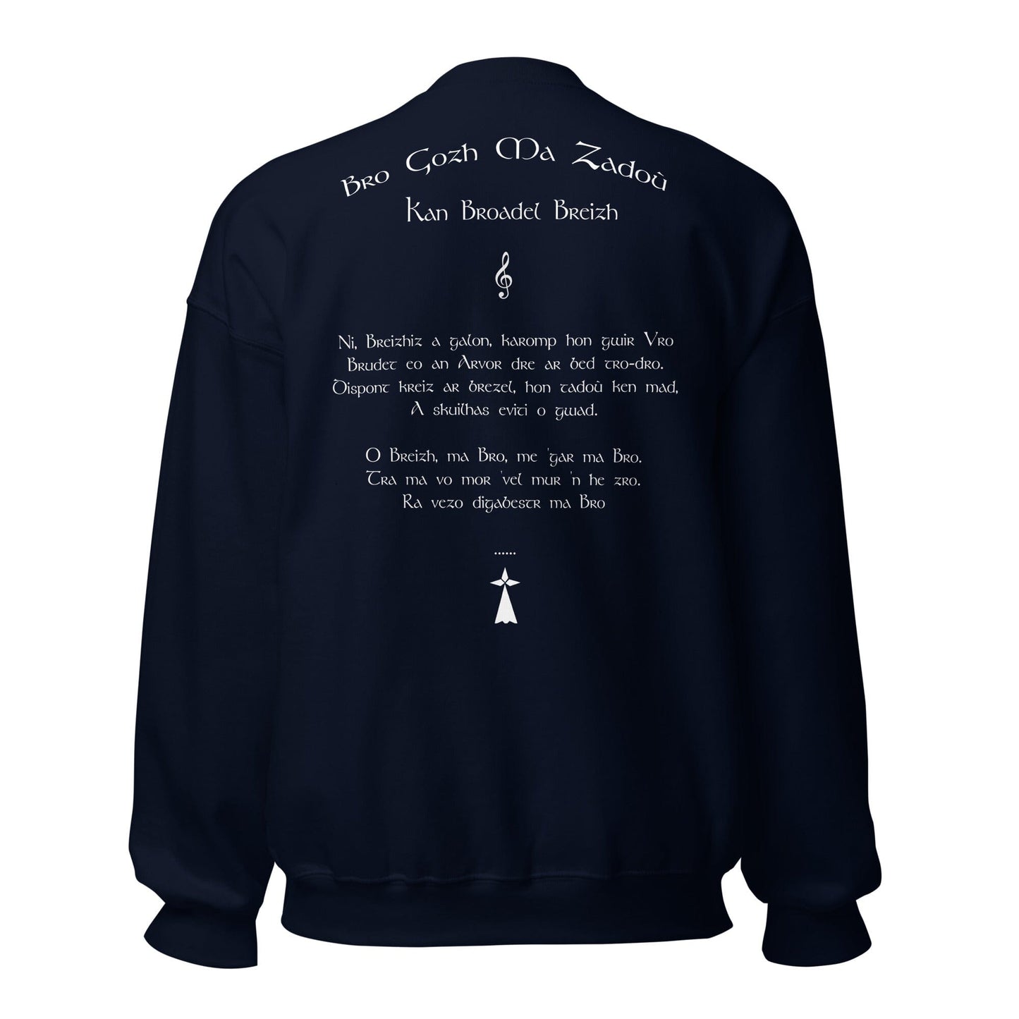 Sweat Bro Gozh Ma Zadoù sweat-shirt Bevet Breizh Bleu Marine S