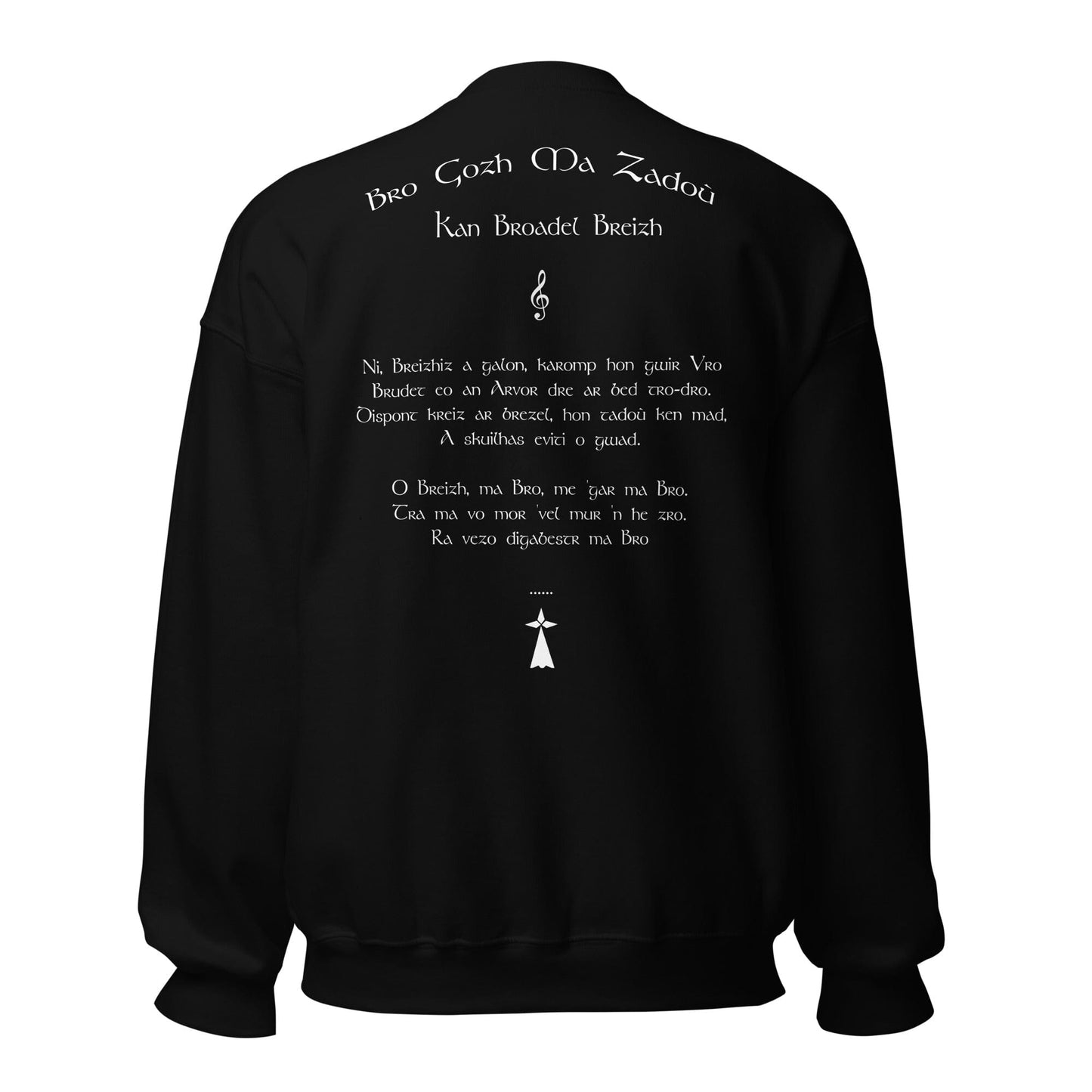 Sweat Bro Gozh Ma Zadoù sweat-shirt Bevet Breizh Noir S