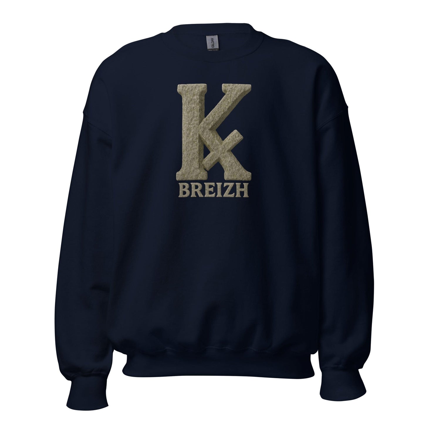 Sweat Unisexe K barré sweat-shirt Bevet Breizh Bleu Marine 4XL