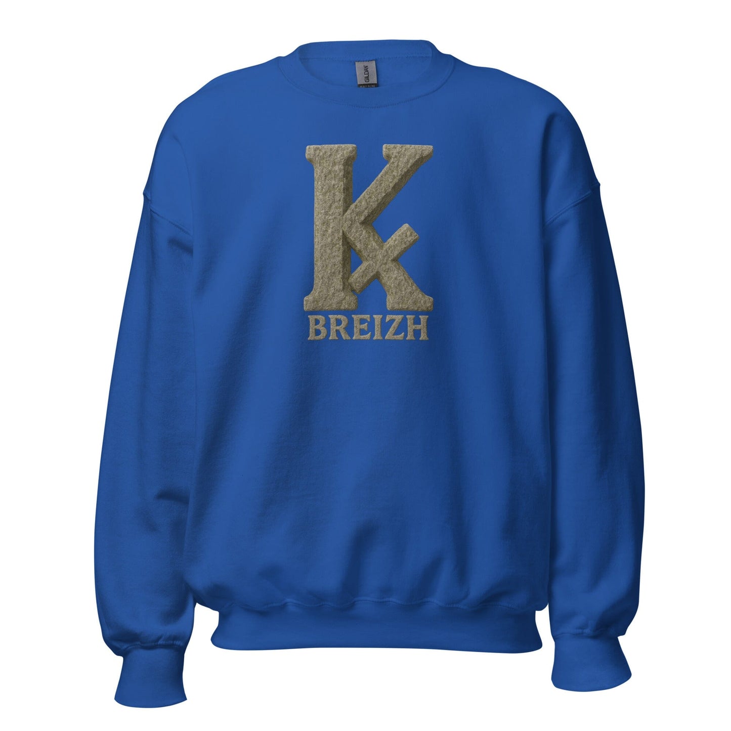 Sweat Unisexe K barré sweat-shirt Bevet Breizh Bleu Roi S