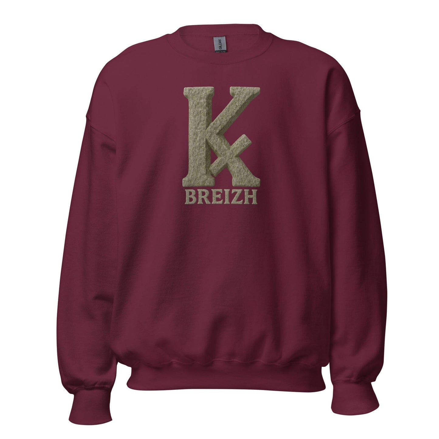 Sweat Unisexe K barré sweat-shirt Bevet Breizh Bordeaux S