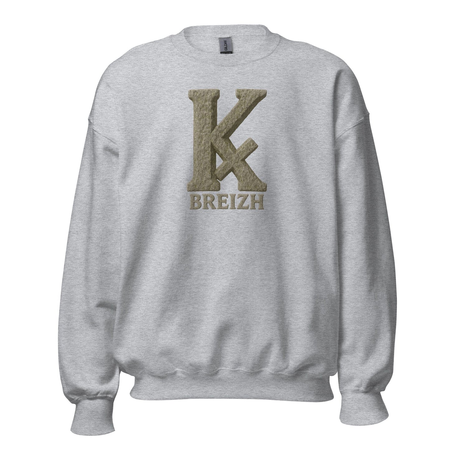 Sweat Unisexe K barré sweat-shirt Bevet Breizh Gris Sport S
