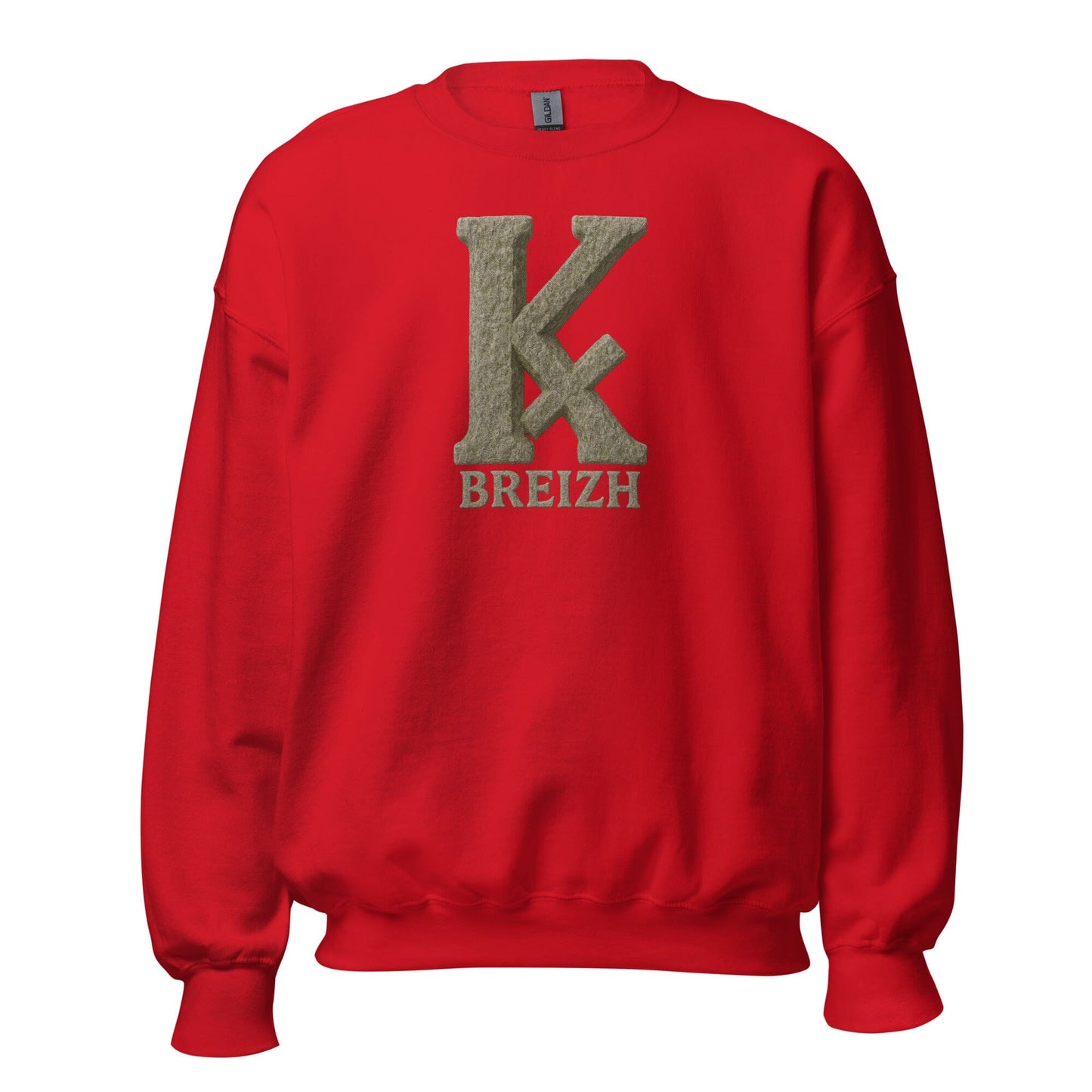 Sweat Unisexe K barré sweat-shirt Bevet Breizh Rouge 4XL