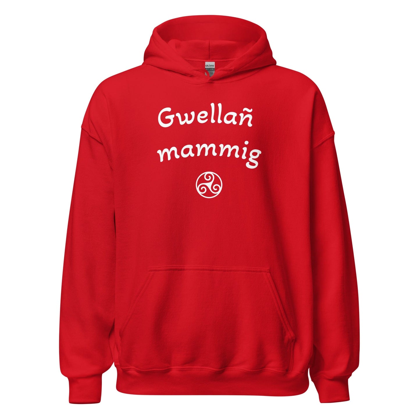 Sweatshirt à capuche Gwellañ mammig sweat-shirt Bevet Breizh Rouge S