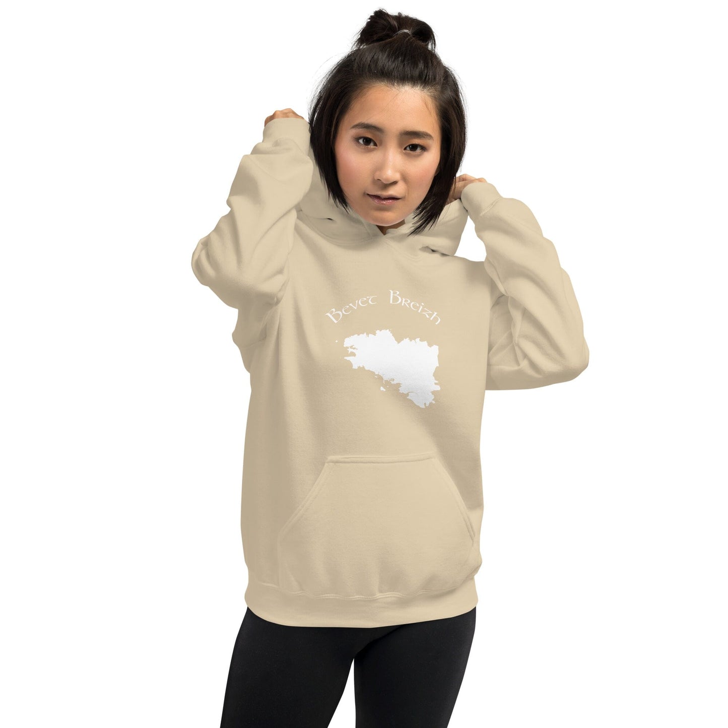 Sweatshirt à capuche pour femme Bevet Breizh Bevet Breizh Sable S