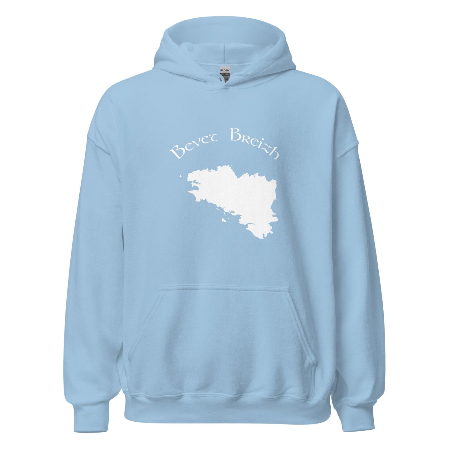 Sweatshirt à capuche pour femme Bevet Breizh sweat-shirt Bevet Breizh Bleu Clair S